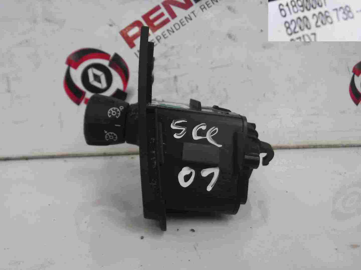 Renault Megane Scenic 2003-2009 Cruise Control Switch 8200206738