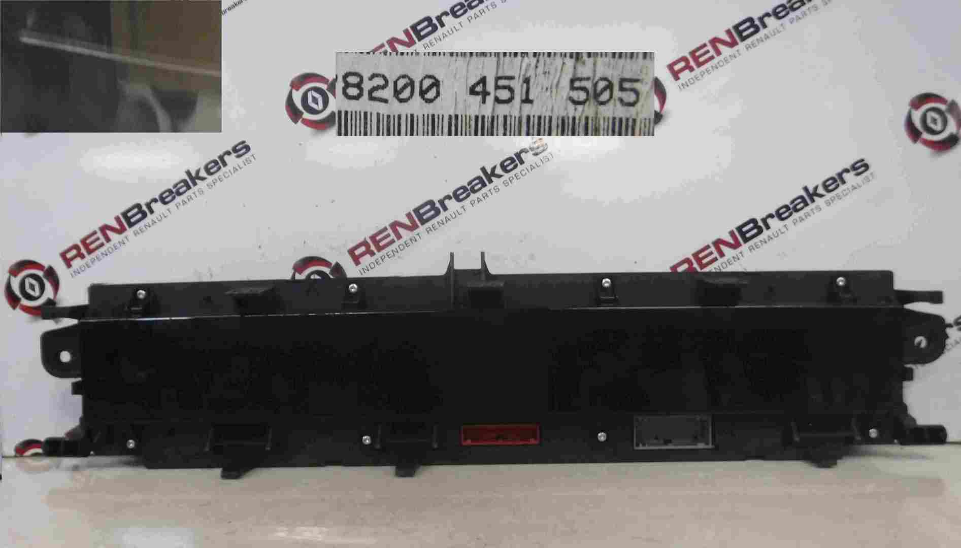 Renault Megane Scenic 2003-2009 Dashboard Instrument Panel Clocks 158k