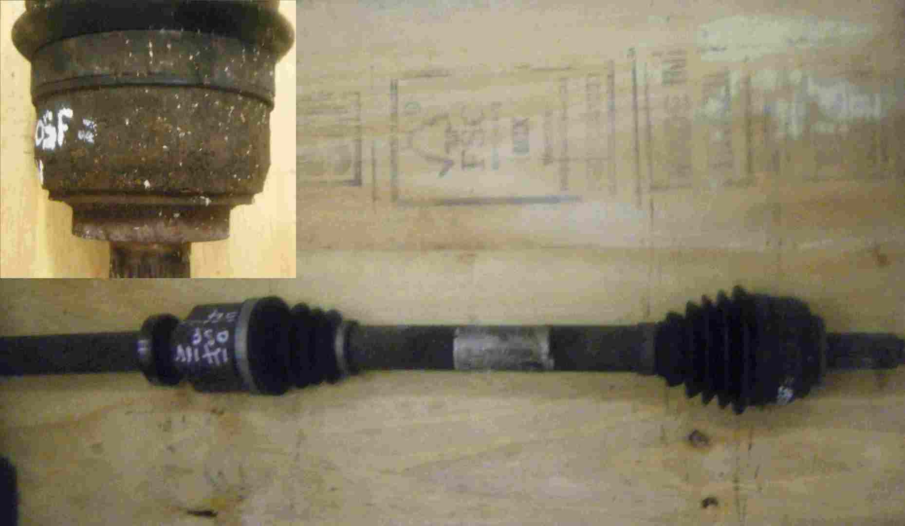 Renault Megane Scenic 2003-2009 Drivers OS 1.4 16v Driveshaft