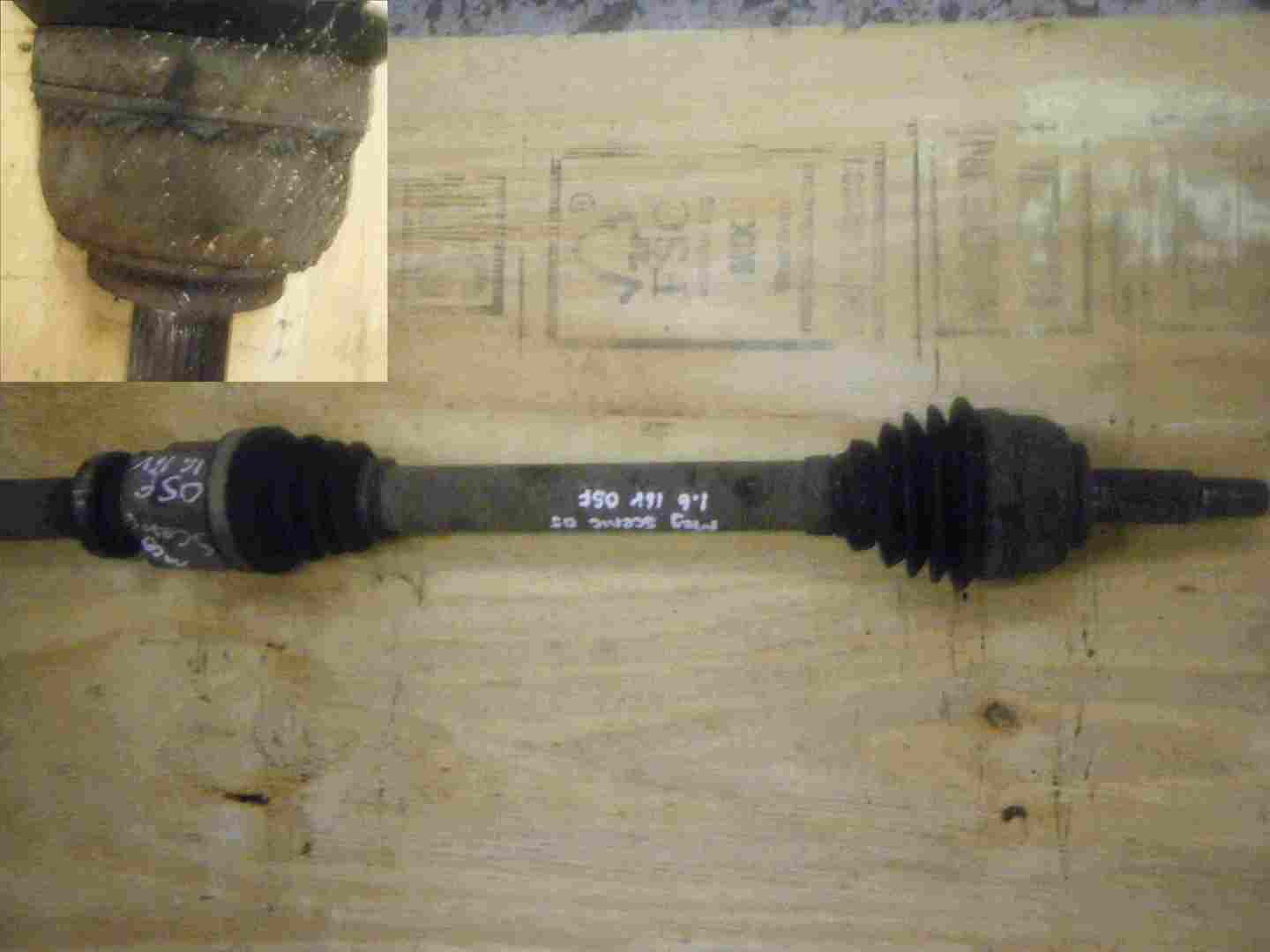 Renault Megane Scenic 2003-2009 Drivers OSF Front 1.6 16v Driveshaft