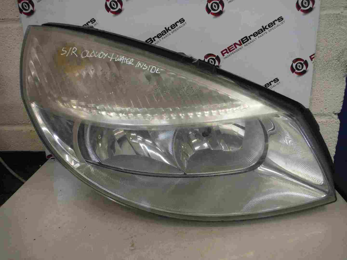 Renault Megane Scenic 2003-2009 Drivers OSF Front Headlight