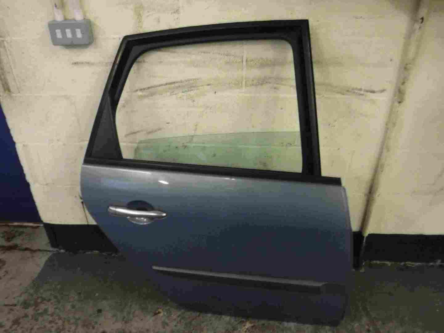 Renault Megane Scenic 2003-2009 Drivers OSR Rear Door Blue Purple TED47