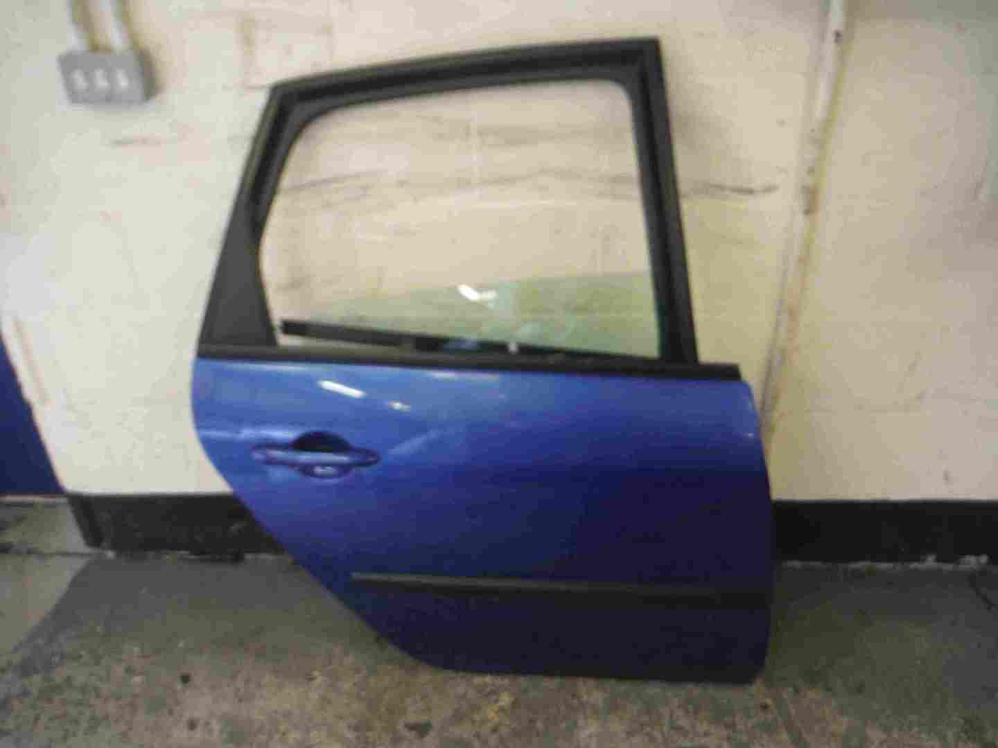 Renault Megane Scenic 2003-2009 Drivers OSR Rear Door Blue TEI45 TE145