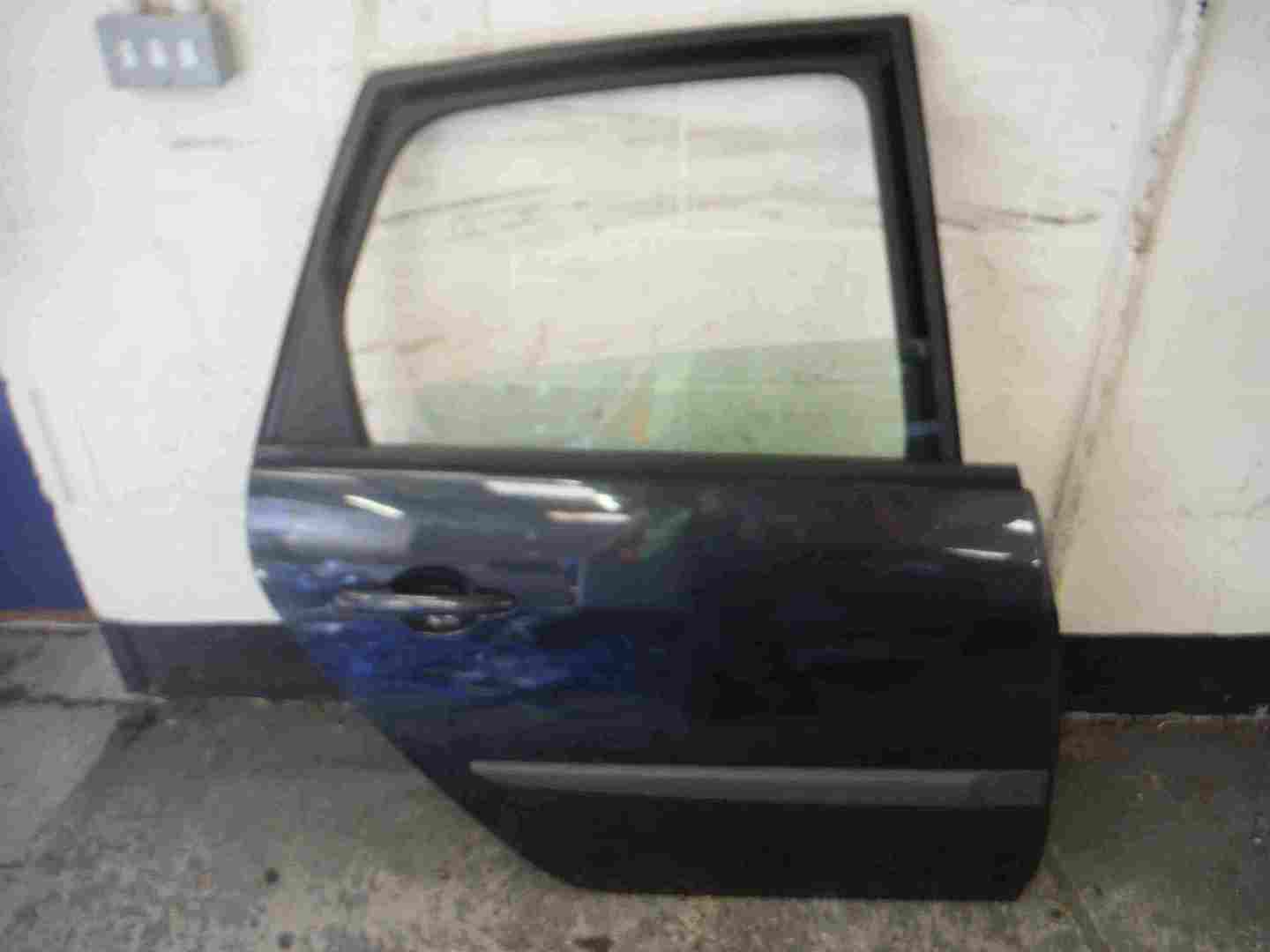 Renault Megane Scenic 2003-2009 Drivers OSR Rear Door Grey TEB66