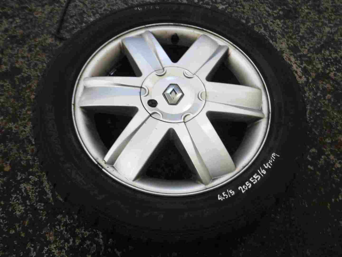 Renault Megane Scenic 2003-2009 Nervastella Alloy Wheel + Tyre 205 55 16 4mm