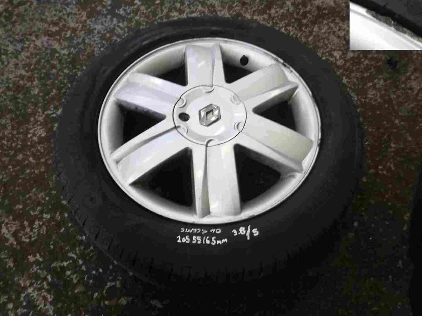 Renault Megane Scenic 2003-2009 Nervastella Alloy Wheel + Tyre 205 55 16 5mm