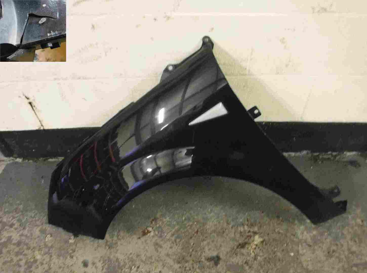 Renault Megane Scenic 2003-2009 Passenger NS Wing Mirror Black 676