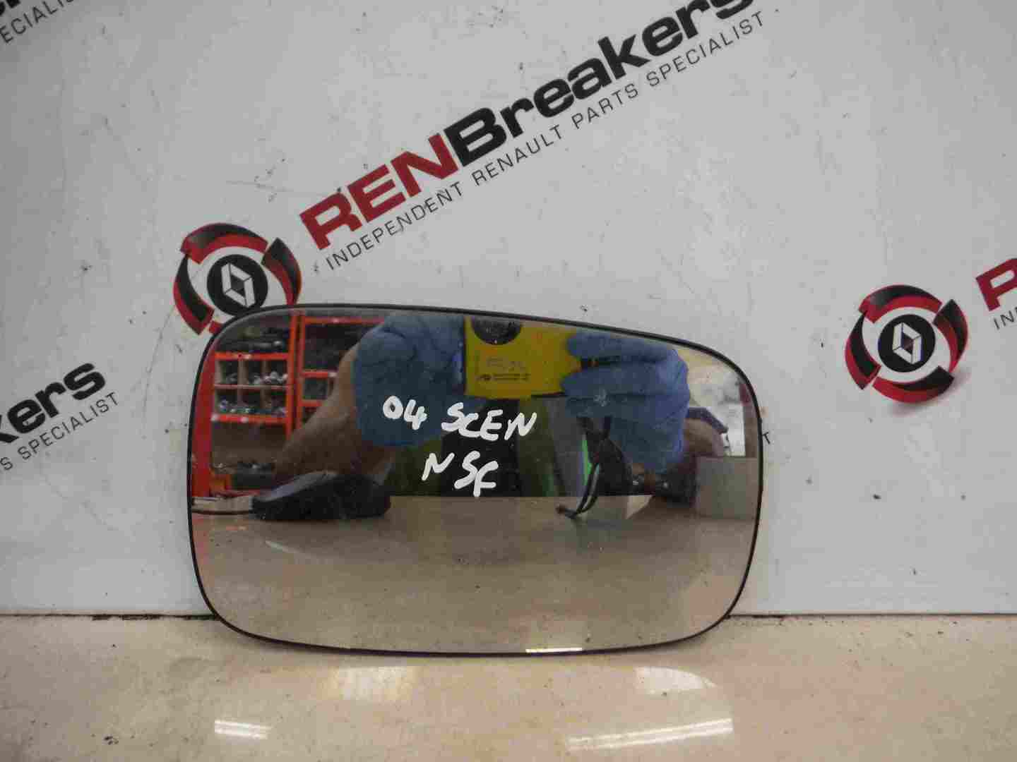 Renault Megane Scenic 2003-2009 Passenger NS Wing Mirror Glass