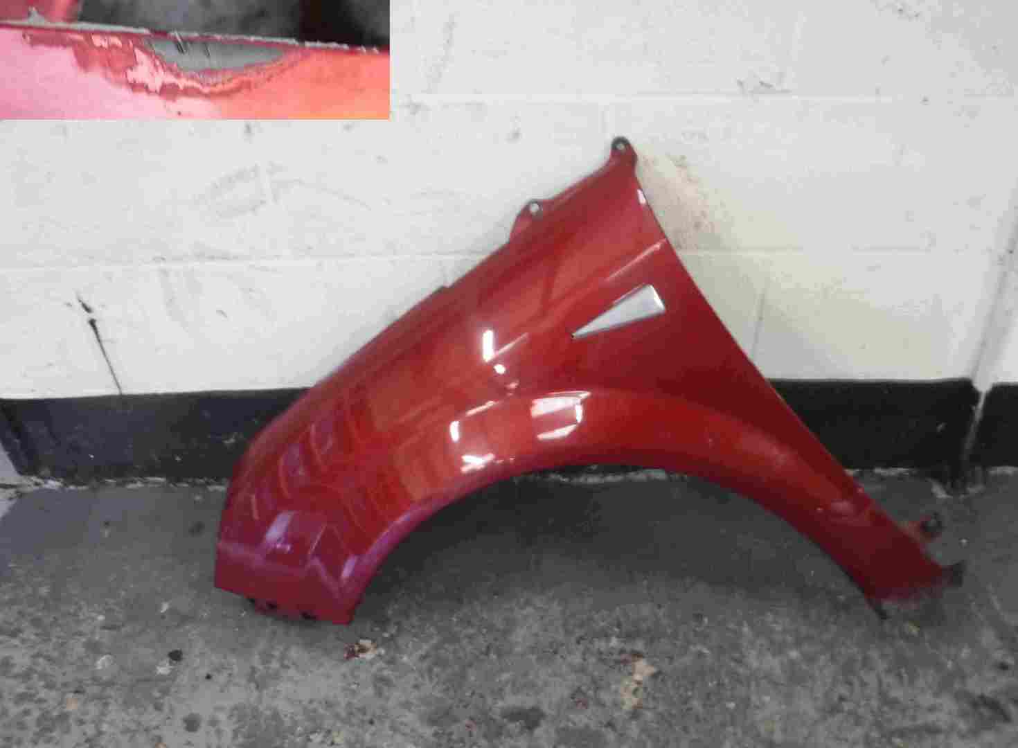 Renault Megane Scenic 2003-2009 Passenger NS Wing Red TEB76