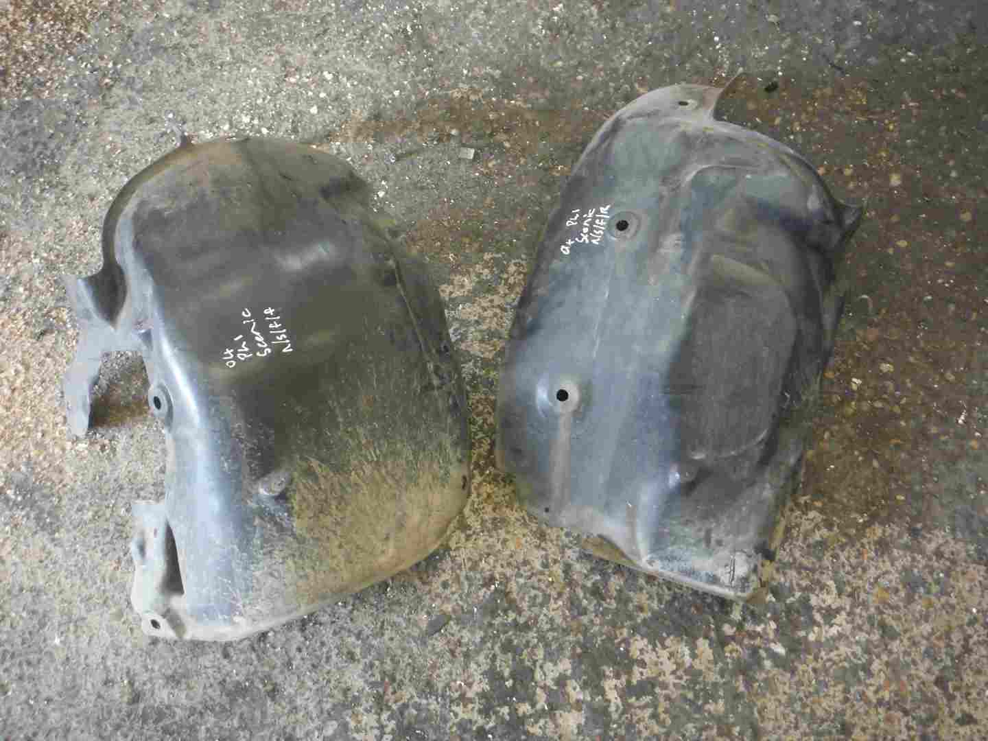 Renault Megane Scenic 2003-2009 Passenger NSF Arch Liners Both Parts 8200136725