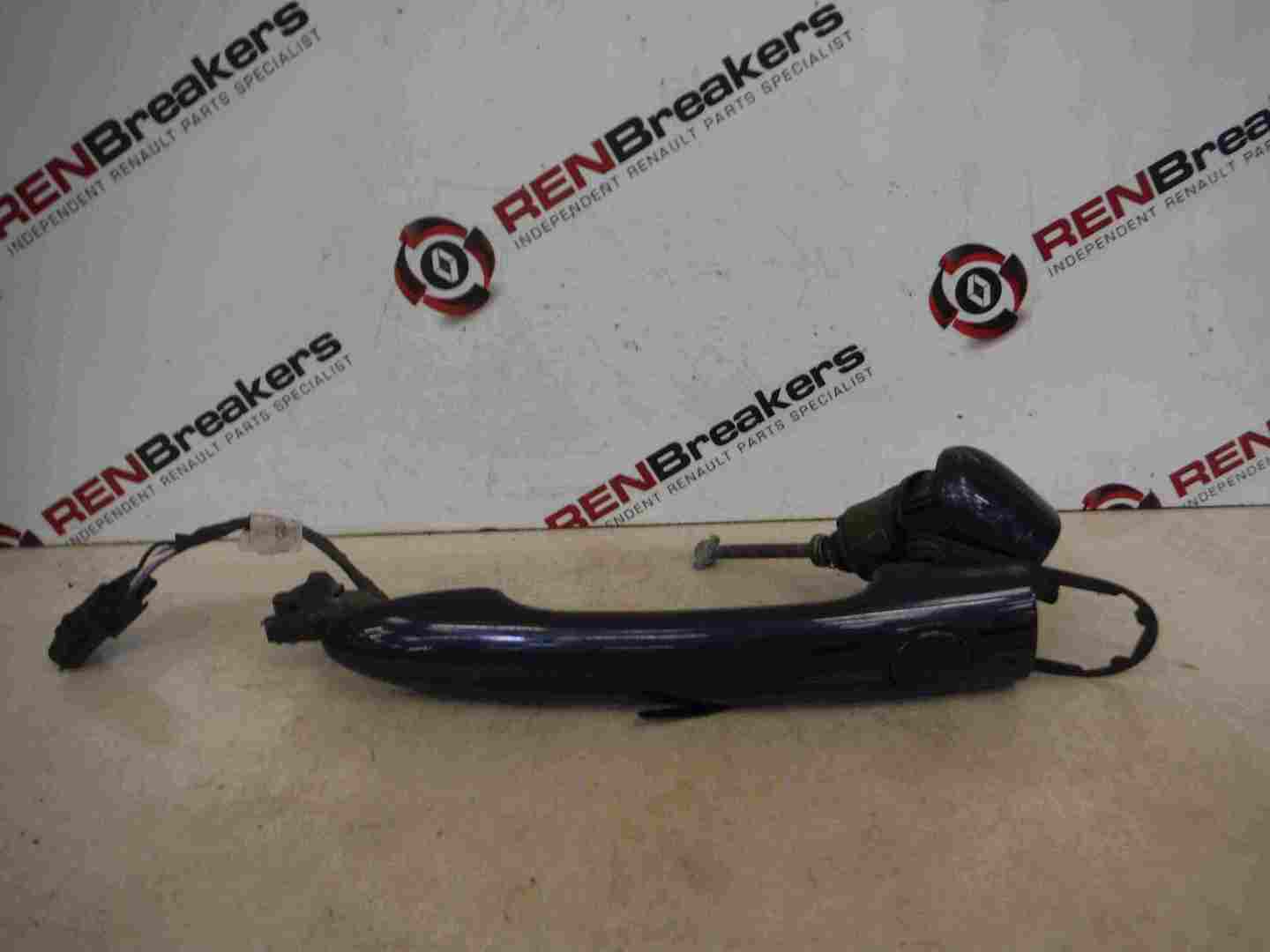 Renault Megane Scenic 2003-2009 Passenger NSF Front  Door Handle Blue TEF43
