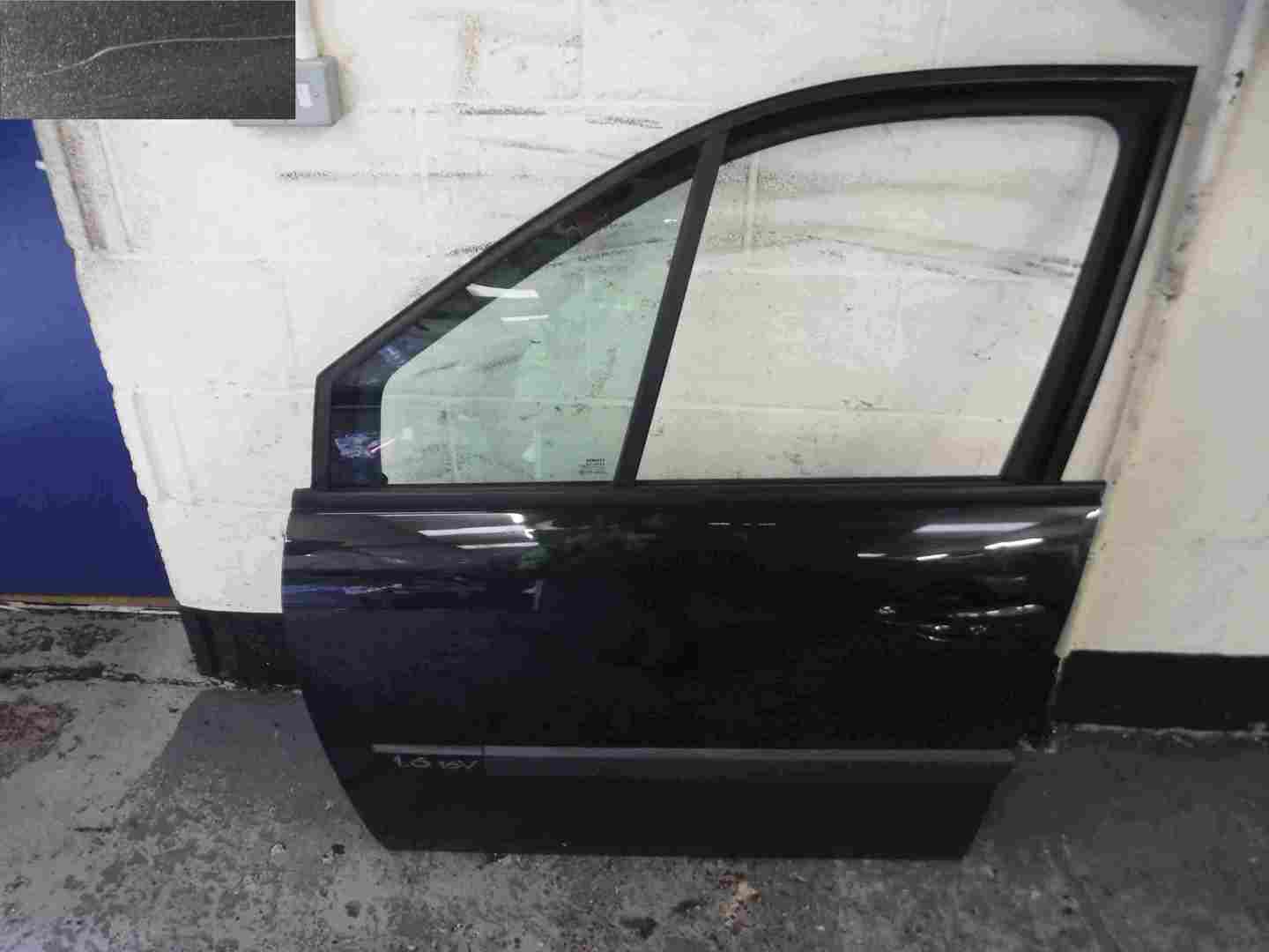Renault Megane Scenic 2003-2009 Passenger NSF Front Door Black 676