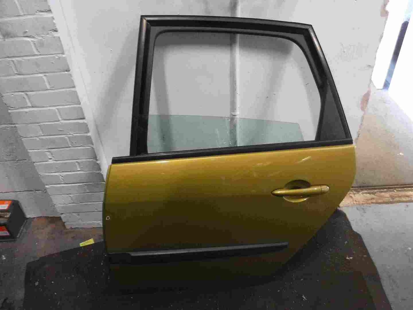 Renault Megane Scenic 2003-2009 Passenger NSR Rear Door Yellow Gold TED37