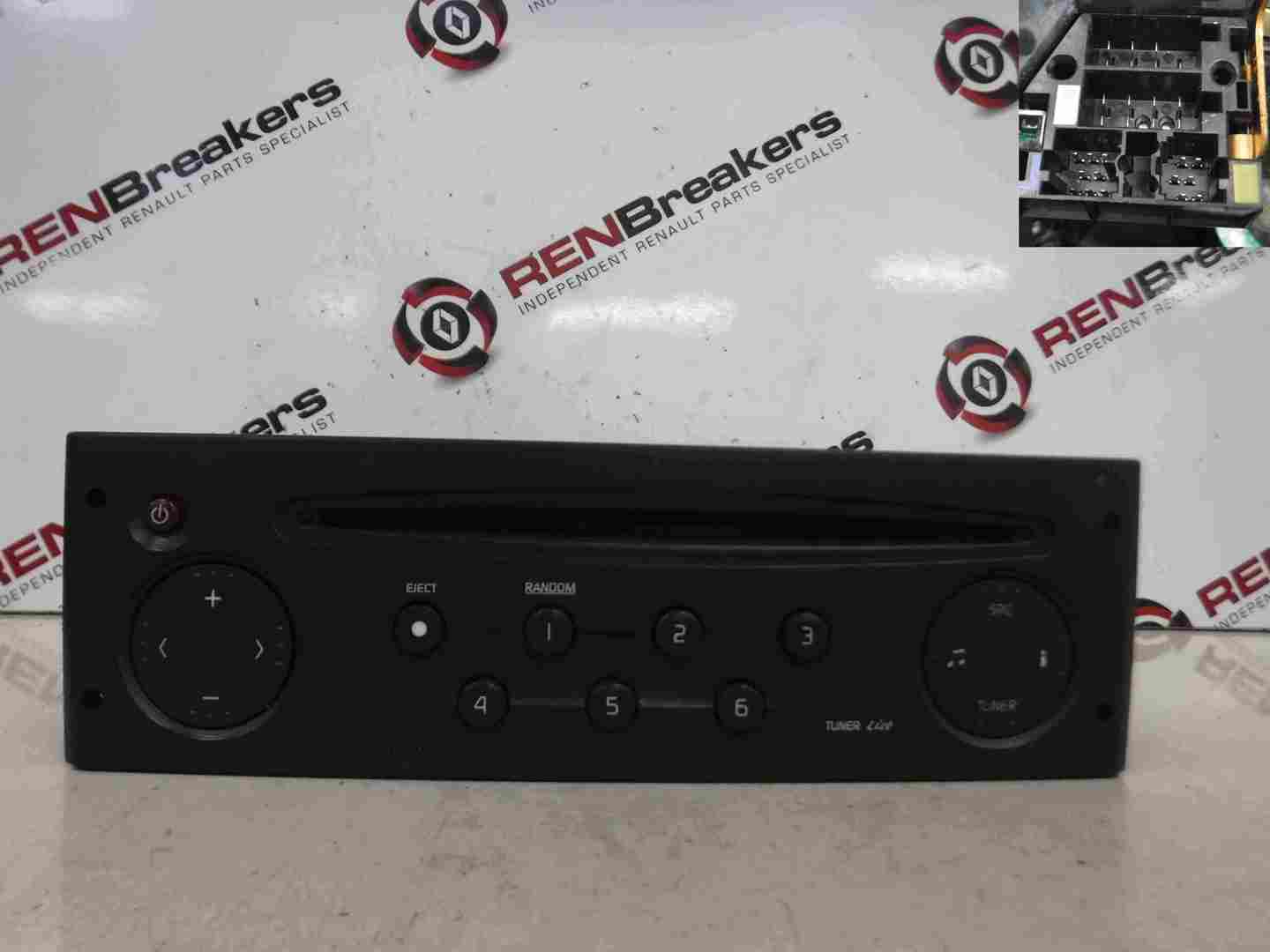 Renault Megane Scenic 2003-2009 Radio Cd Player Tuner List   Code