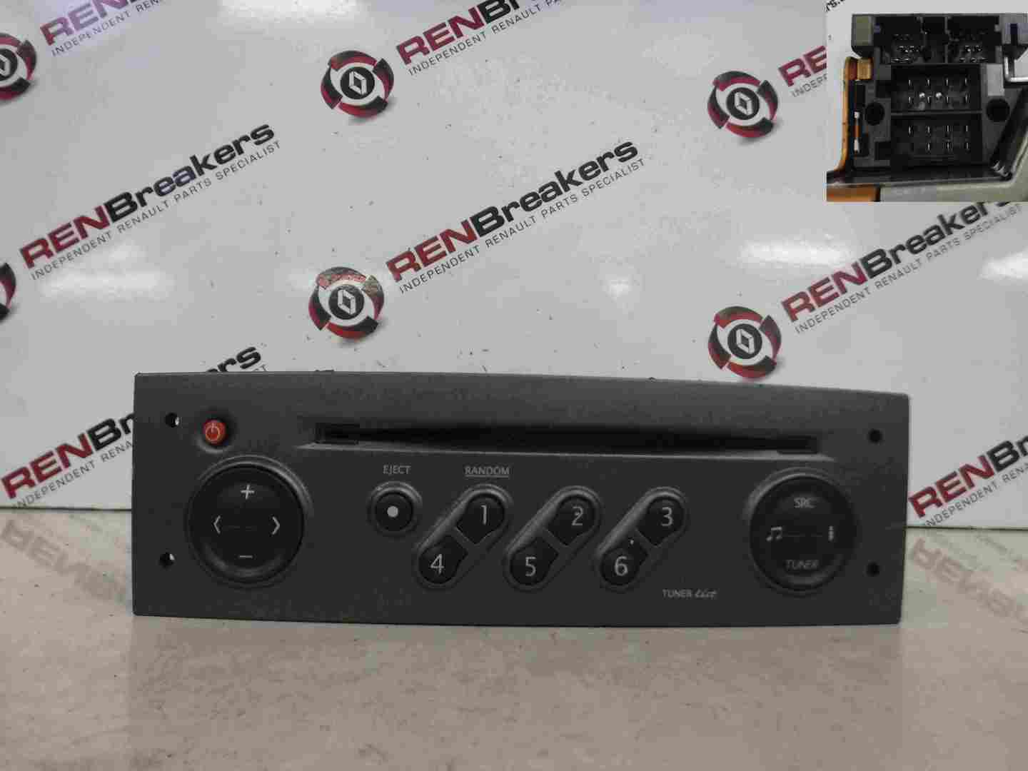 Renault Megane Scenic 2003-2009 Radio Cd Player Tuner List + Code