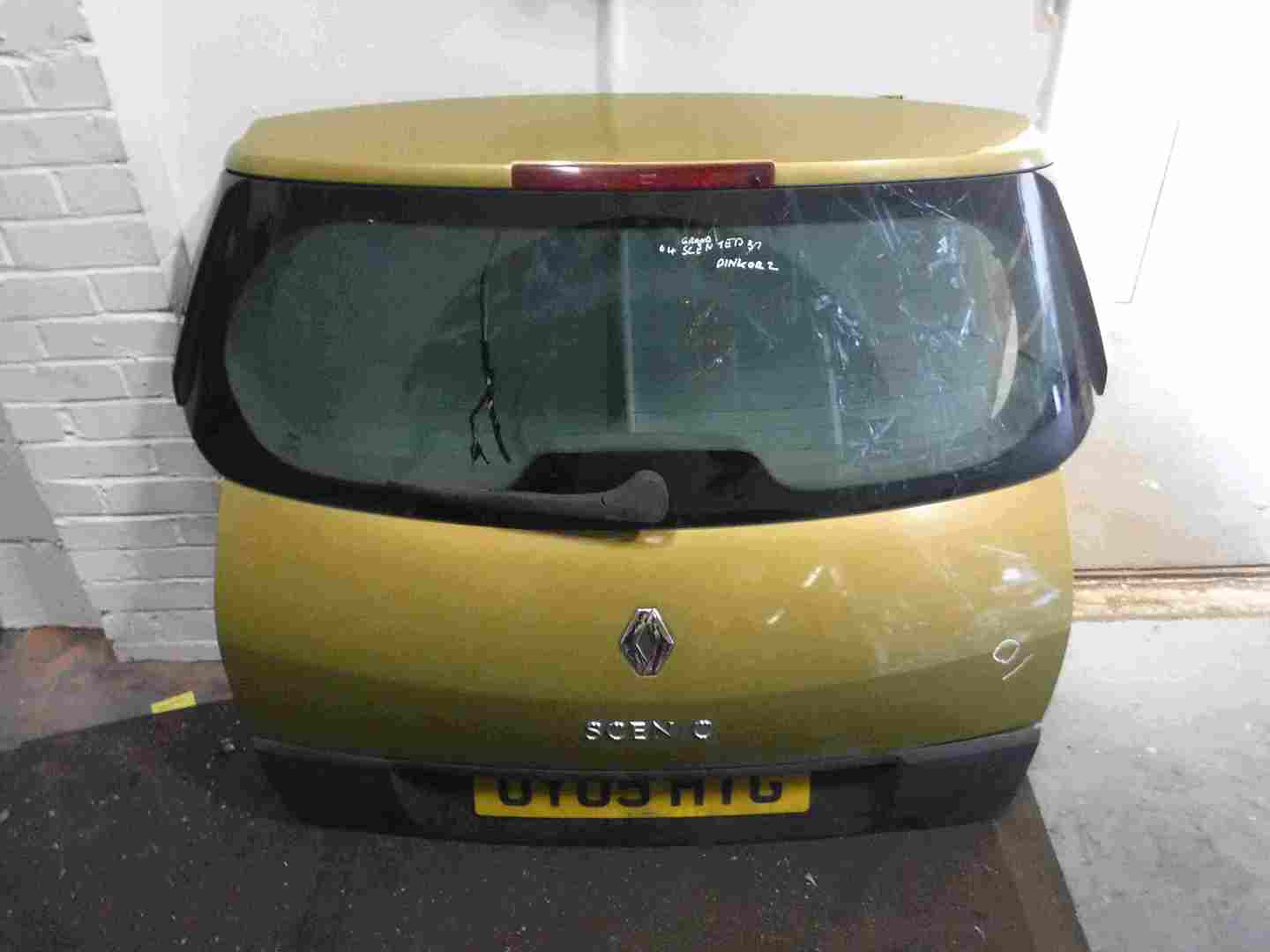 Renault Megane Scenic 2003-2009 Rear Tailgate Boot Yellow TED37