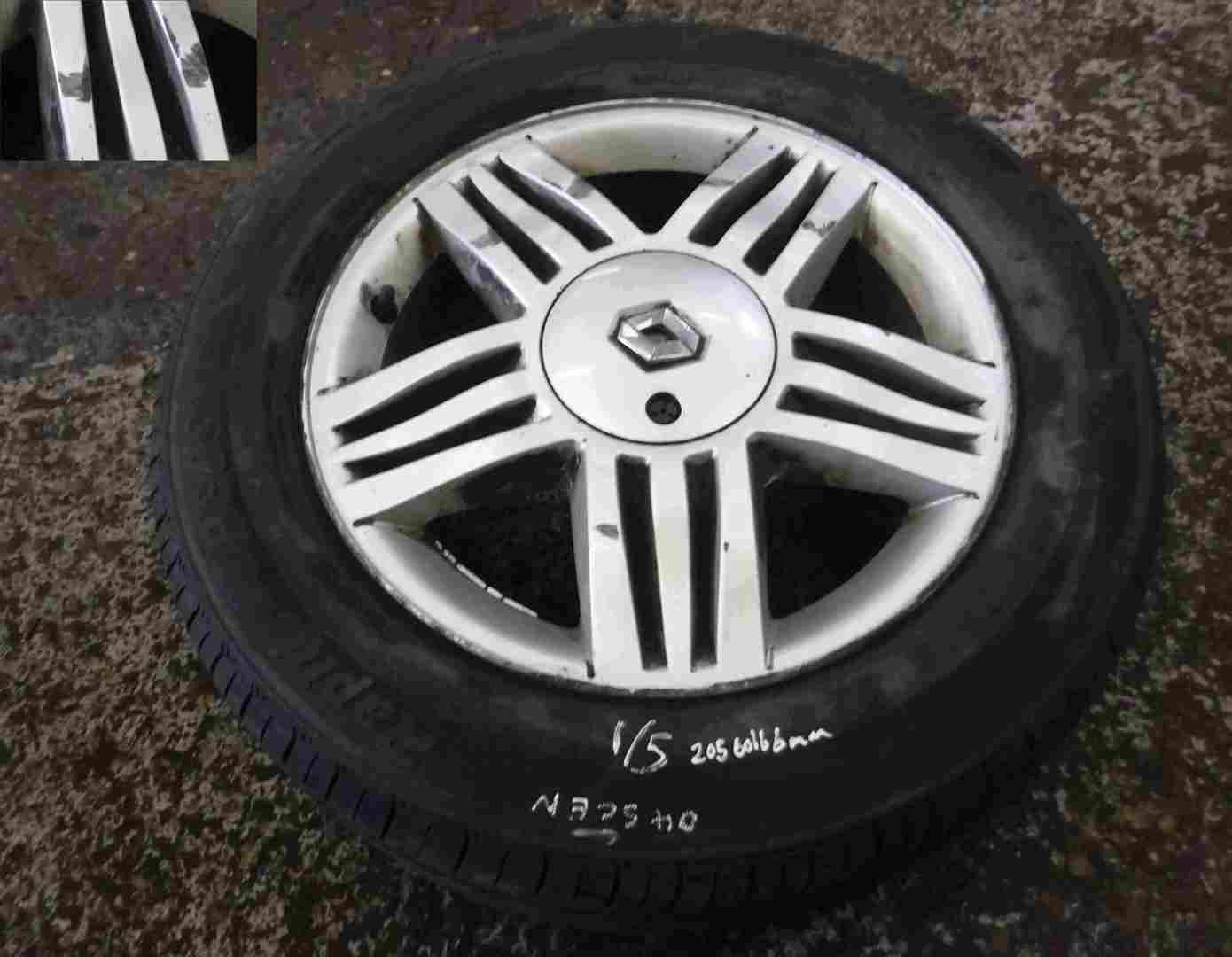 Renault Megane Scenic 2003-2009 Reinastella Alloy Wheel + Tyre 205 60 16 6mm