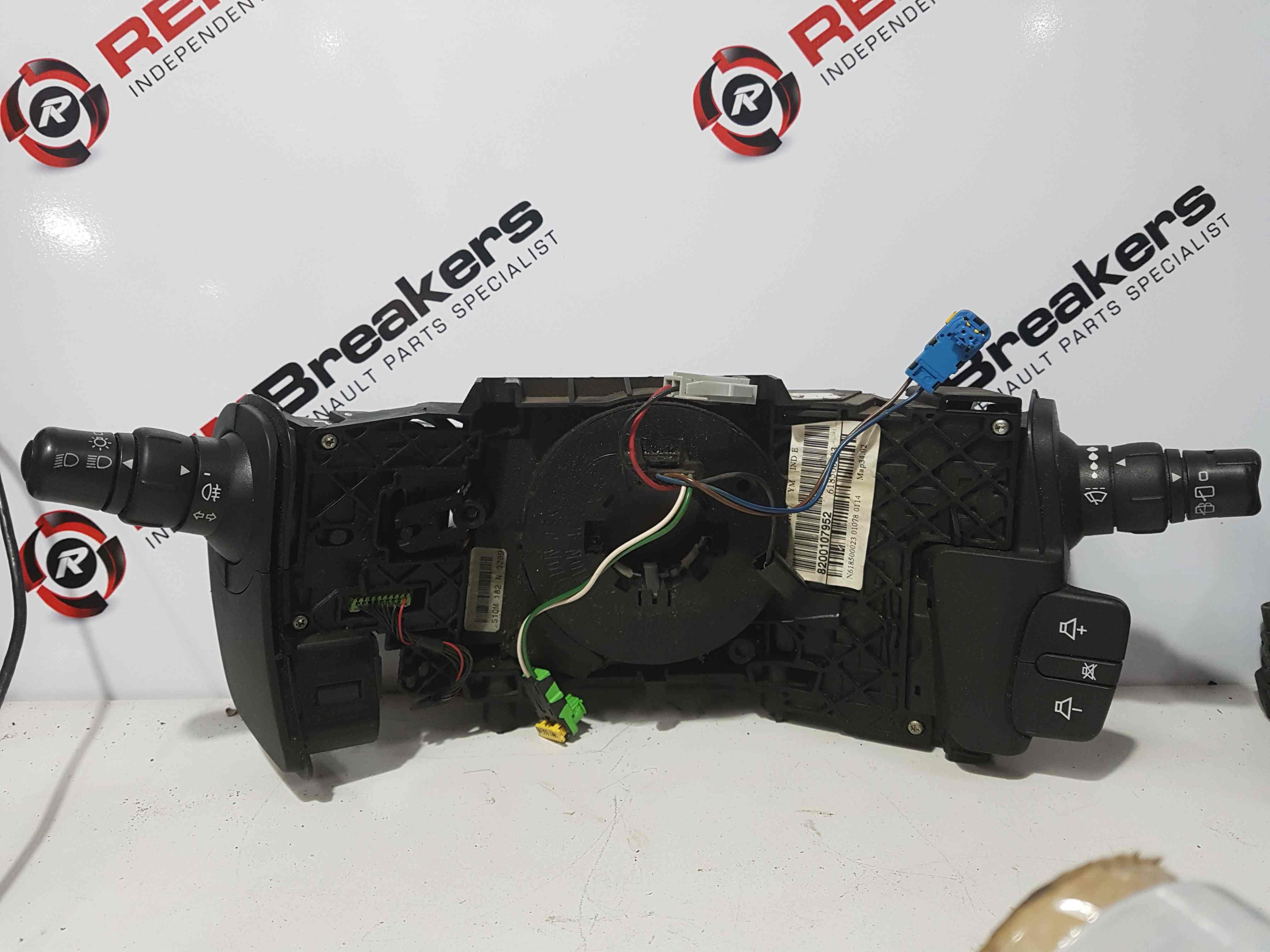 Renault Megane Scenic 2003-2009 Steering Wheel Squib Clock Squib + Stalks