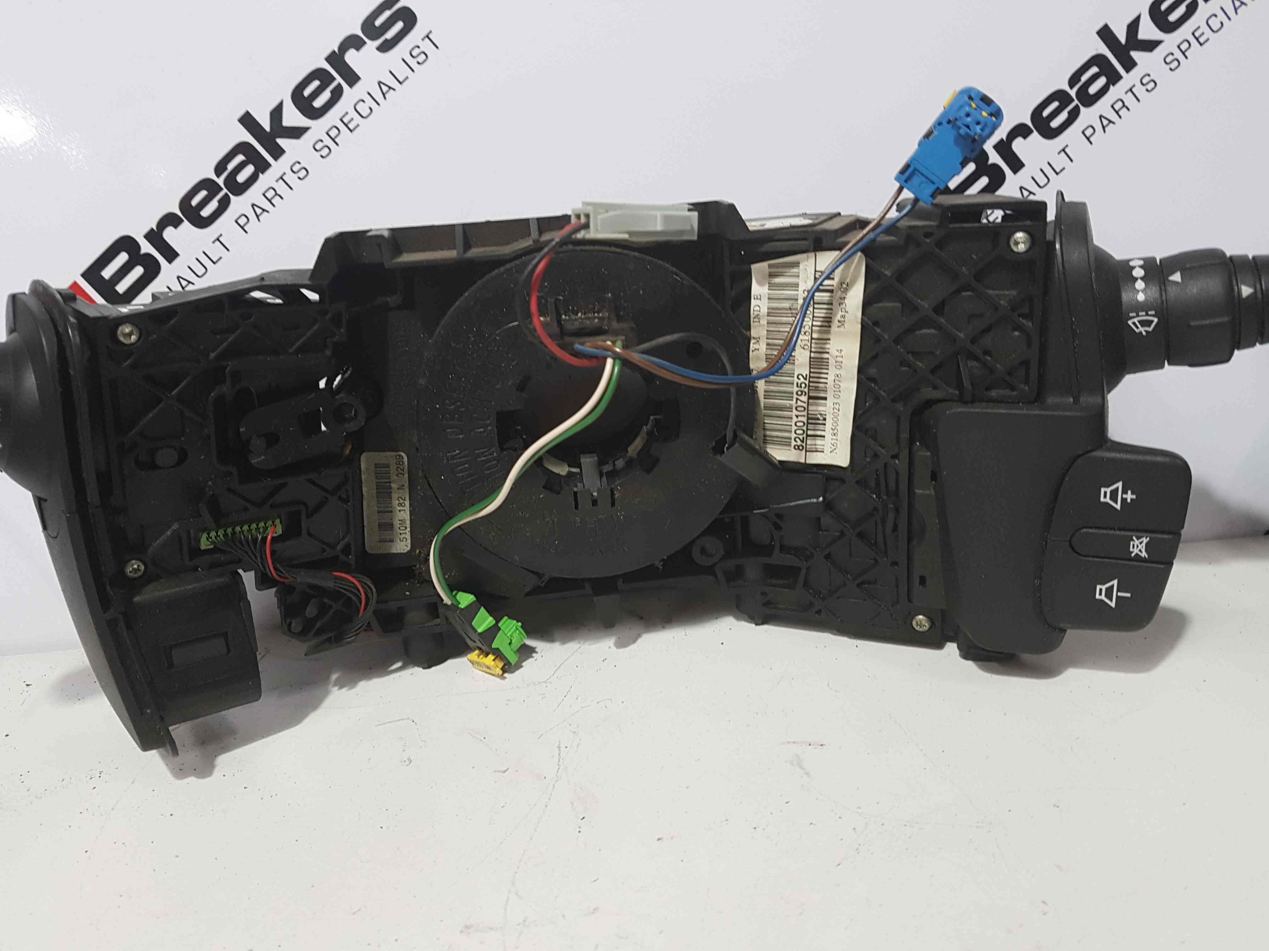 Thumb 4 Renault Megane Scenic 2003-2009 Steering Wheel Squib Clock Squib + Stalks