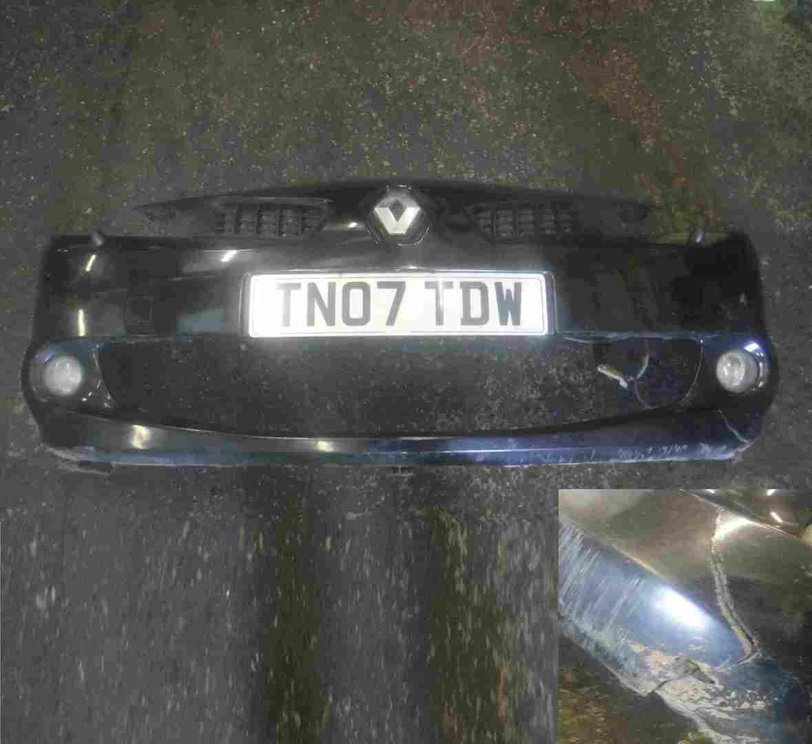Renault Megane Sport 175 2002-2008 Front Bumper Black TEGNA