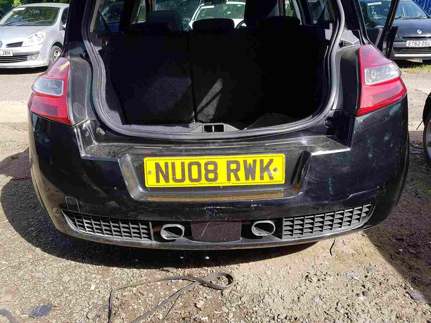 Renault Megane Sport 175 2002-2008 Rear Bumper Black Tegna