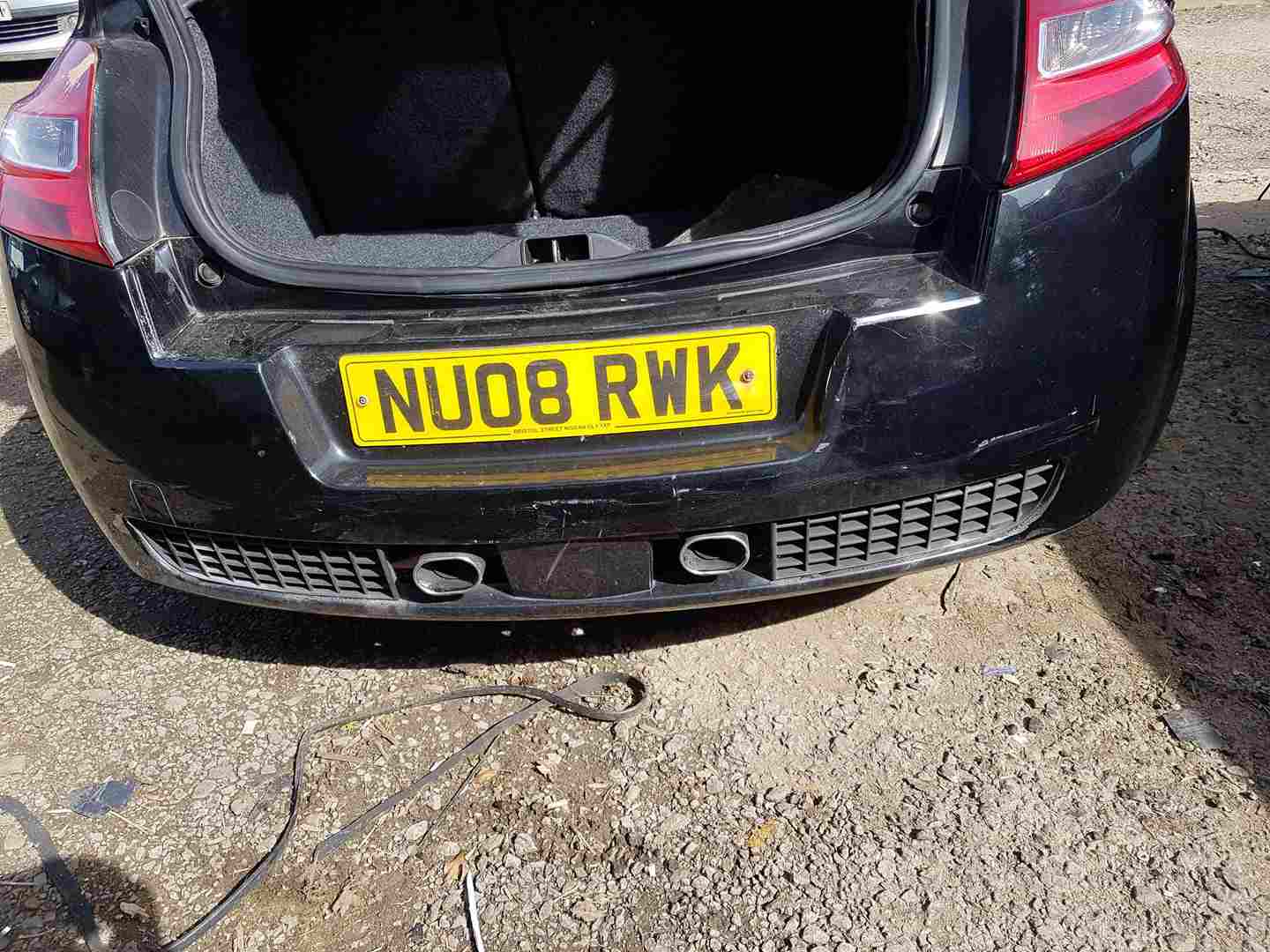 Thumb 6 Renault Megane Sport 175 2002-2008 Rear Bumper Black Tegna