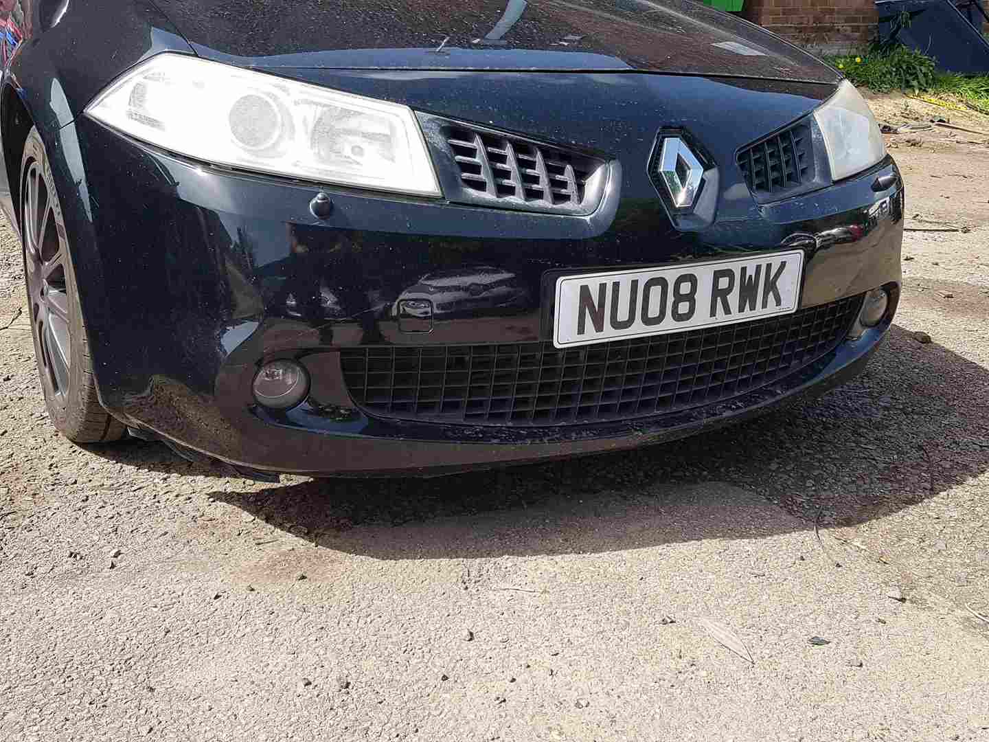 Renault Megane Sport 175 MK2 2006-2008 Front Bumper Black Tegna