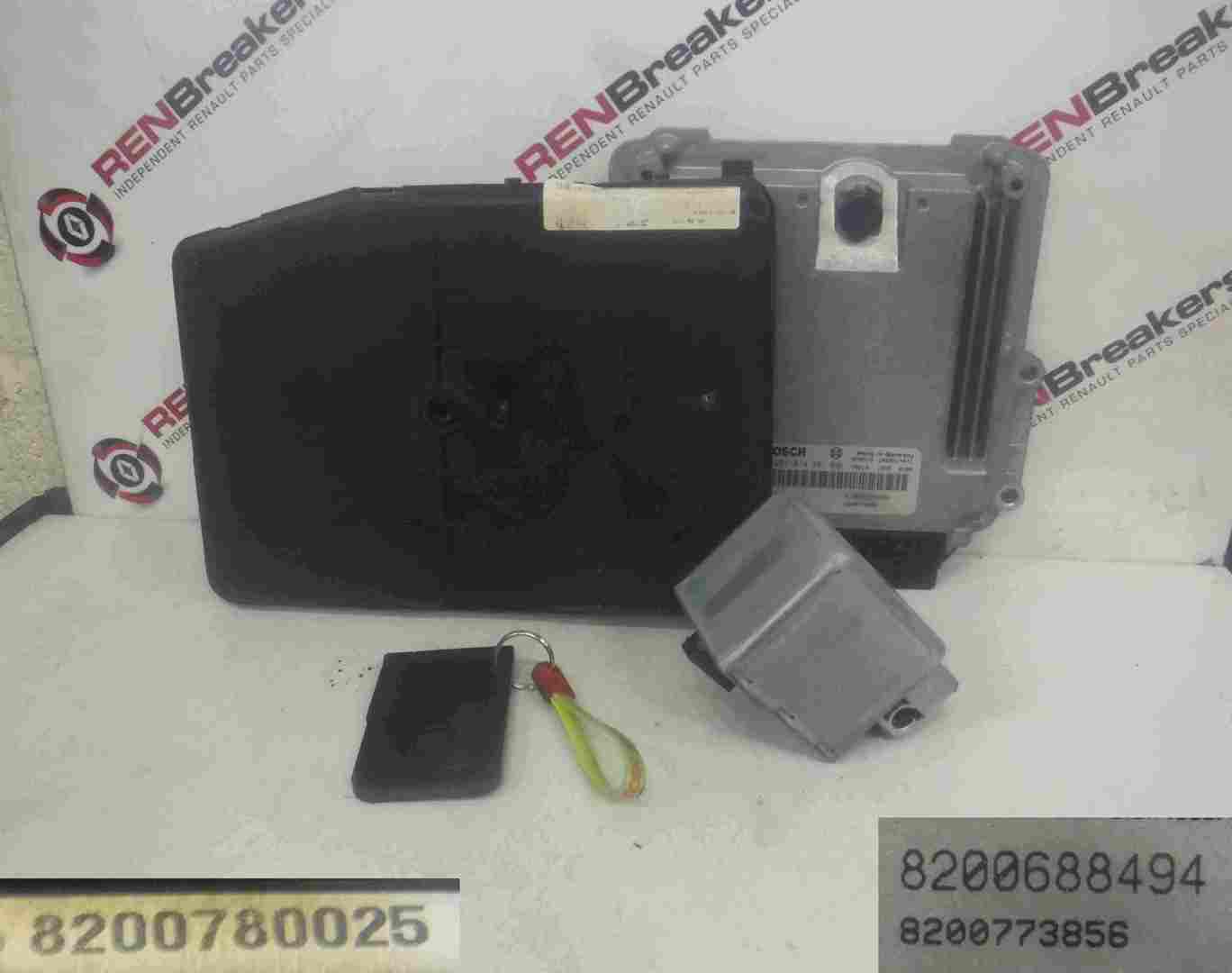 Renault Megane Sport 2002-2008 175 2.0 DCi ECU SET UCH BCM Steering + Key Card