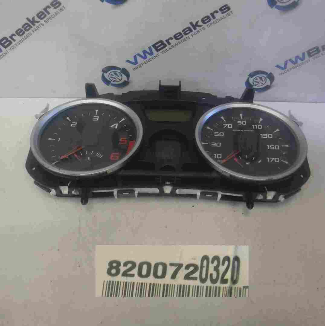 Renault Megane Sport 2002-2008 175 Instrument Panel Clocks Dials 122K 8200720032