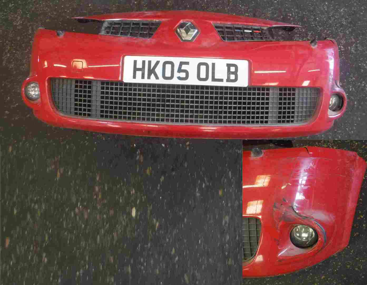 Renault Megane Sport 2002-2008 225 Front Bumper Red 727