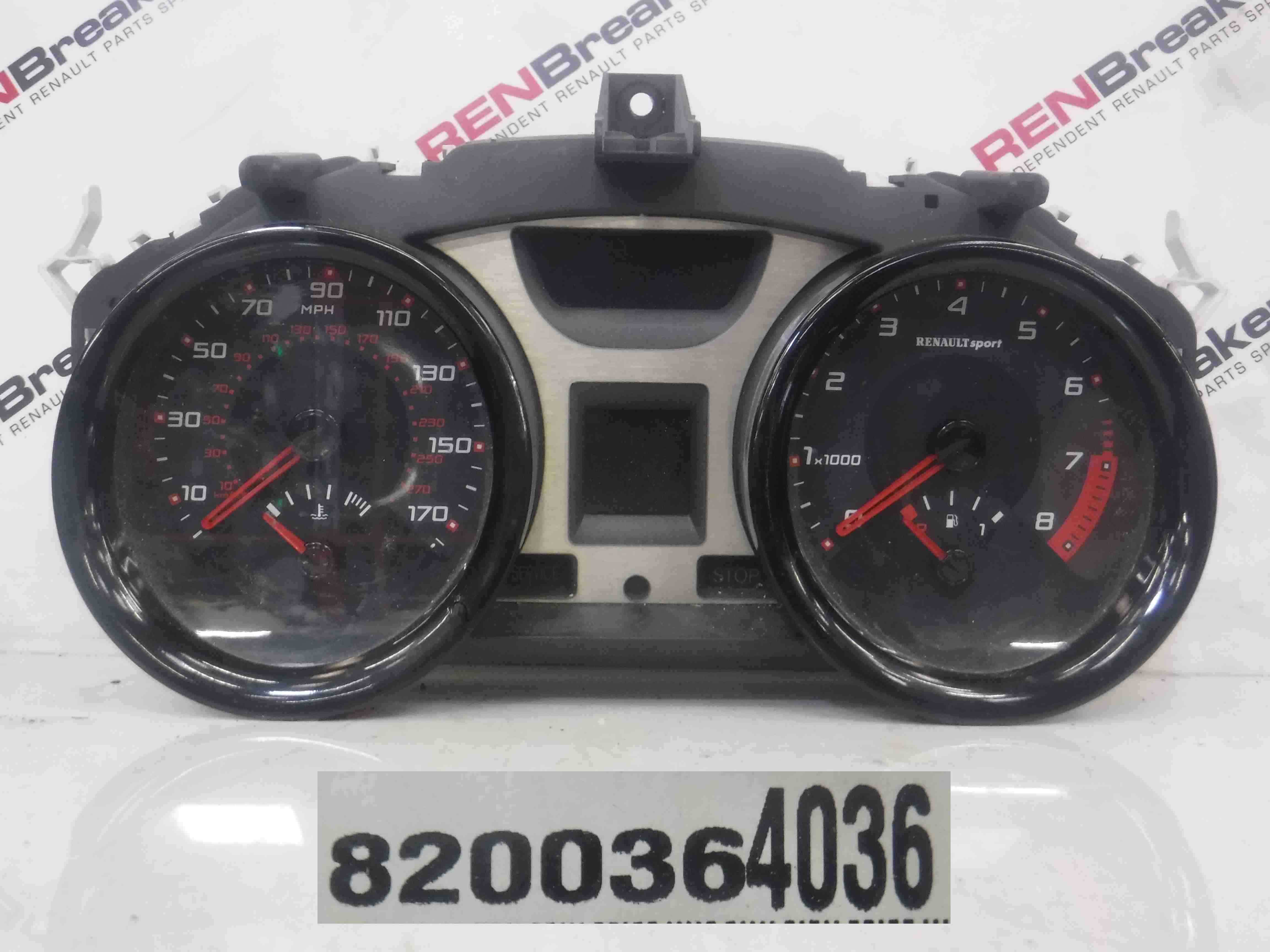 Renault Megane Sport 2002-2008 225 Instrument Panel Dials Cluster Clocks
