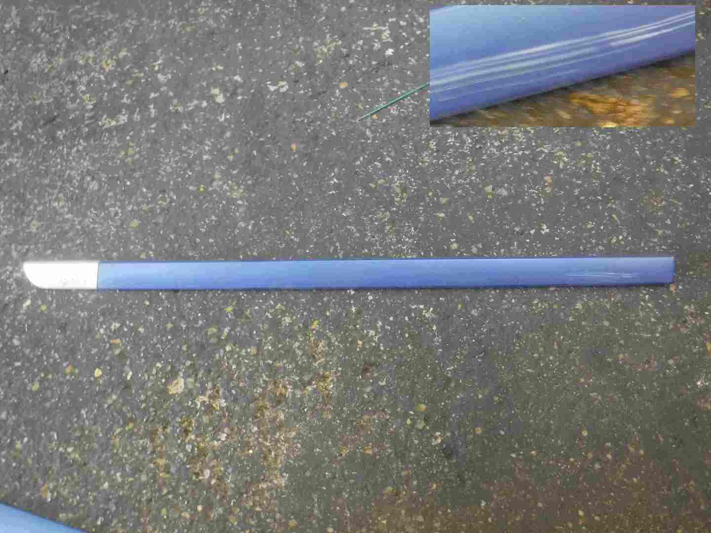 Renault Megane Sport 2002-2008 225 Passenger NSF Front Door Moulding Blue TEJ41