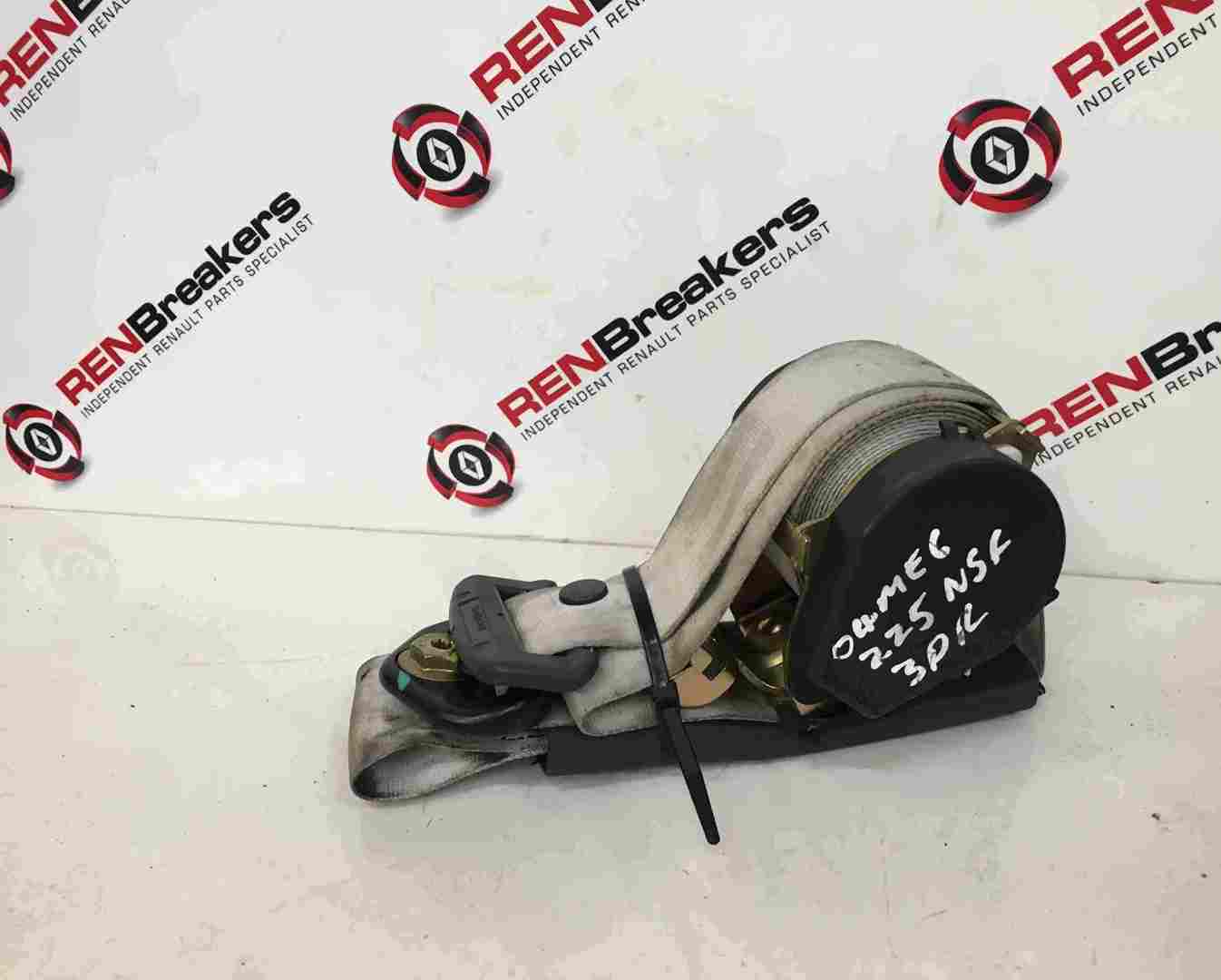 Renault Megane Sport 2002-2008 Passenger NSF Front Seat Belt Light Grey Beige