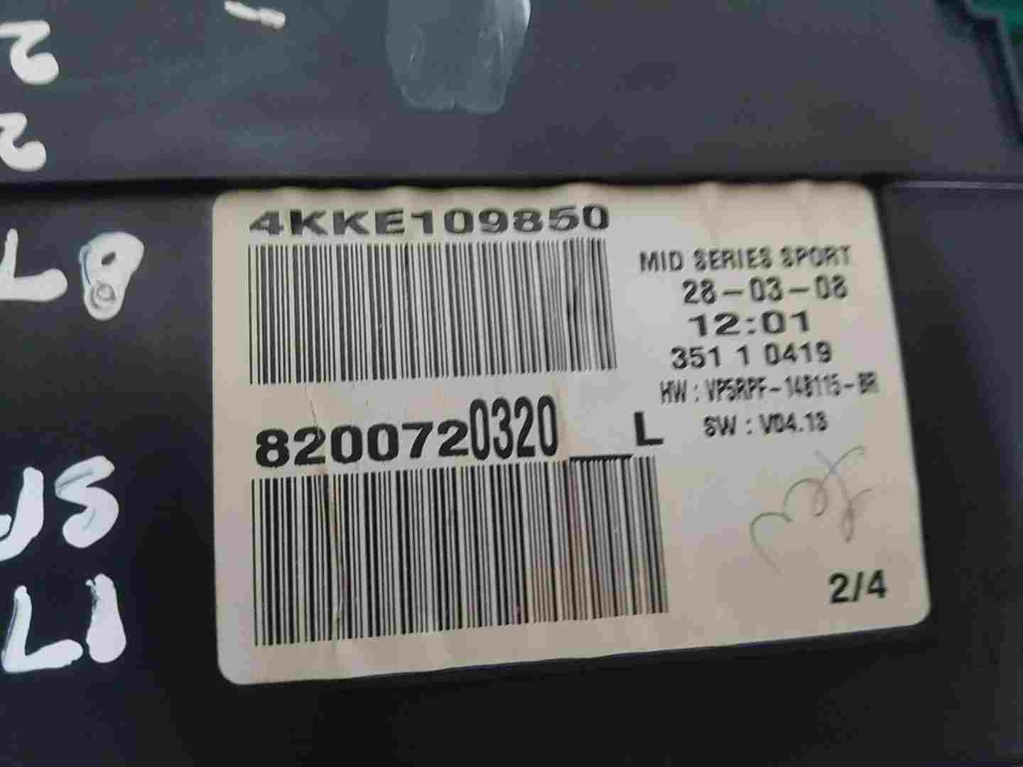 Thumb 4 Renault Megane Sport 2006-2008 172 2.0 DCI Instrument Panel Dials Clocks 204K