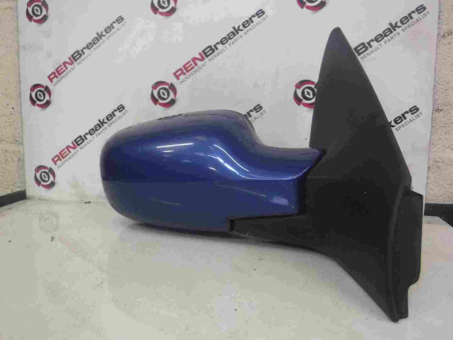 Renault Megane Sport 225 2002-2008 Drivers OS Wing Mirror Blue TEJ41