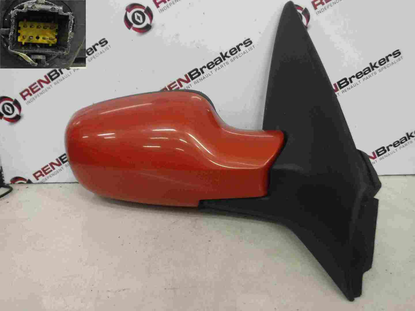Renault Megane Sport 225 2002-2008 Drivers OS Wing Mirror Orange TED38