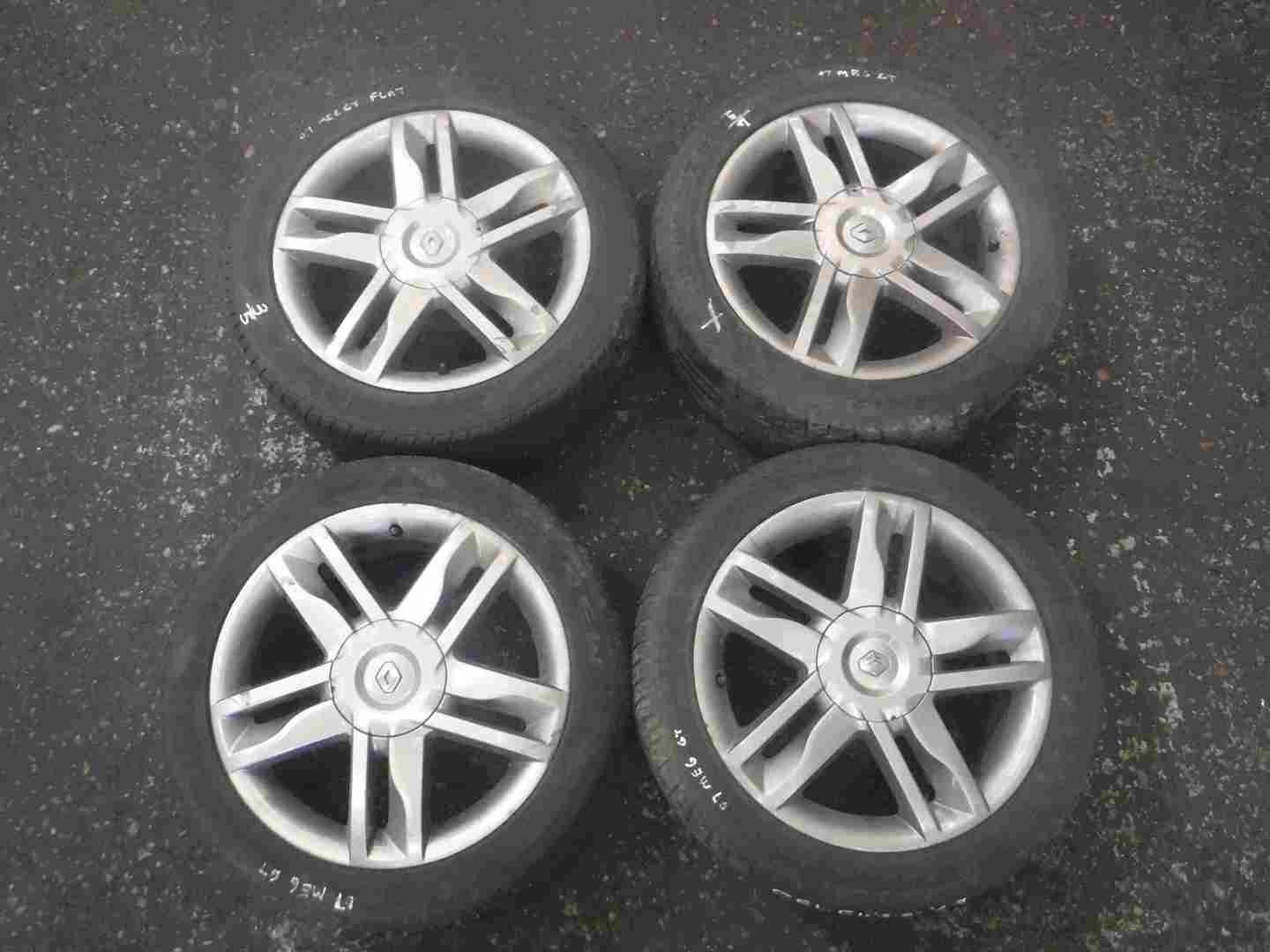 Renault Megane Sport GT 2002-2008 Grey Alloy Wheel Set 17 inch X4