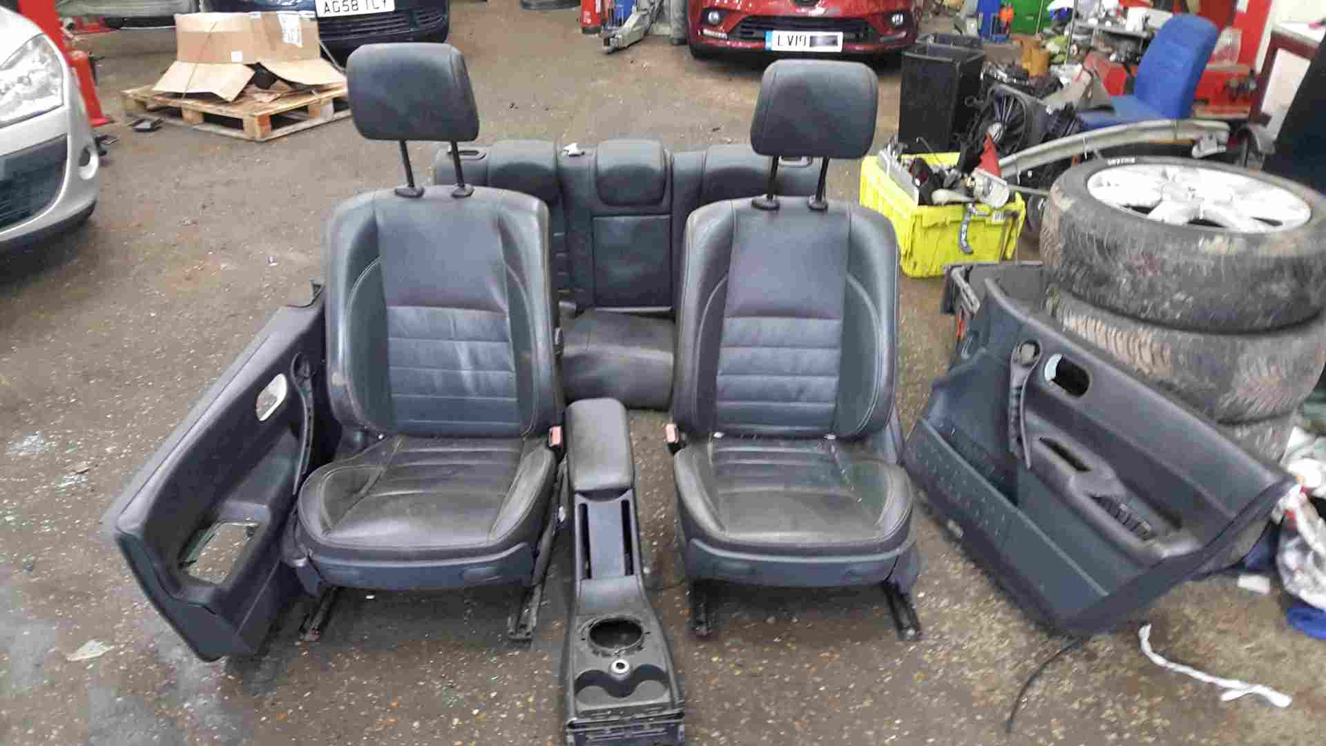Renault Megane Sport MK2 2002-2008 175 Leather Black Interior Set Door Cards 5dr