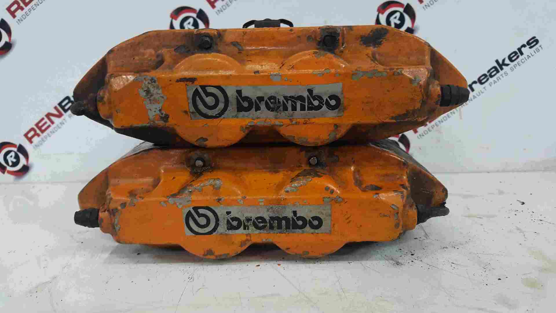 Renault Megane Sport MK2 2002-2008 225 Front Brembo Brake Caliper Orange Pair