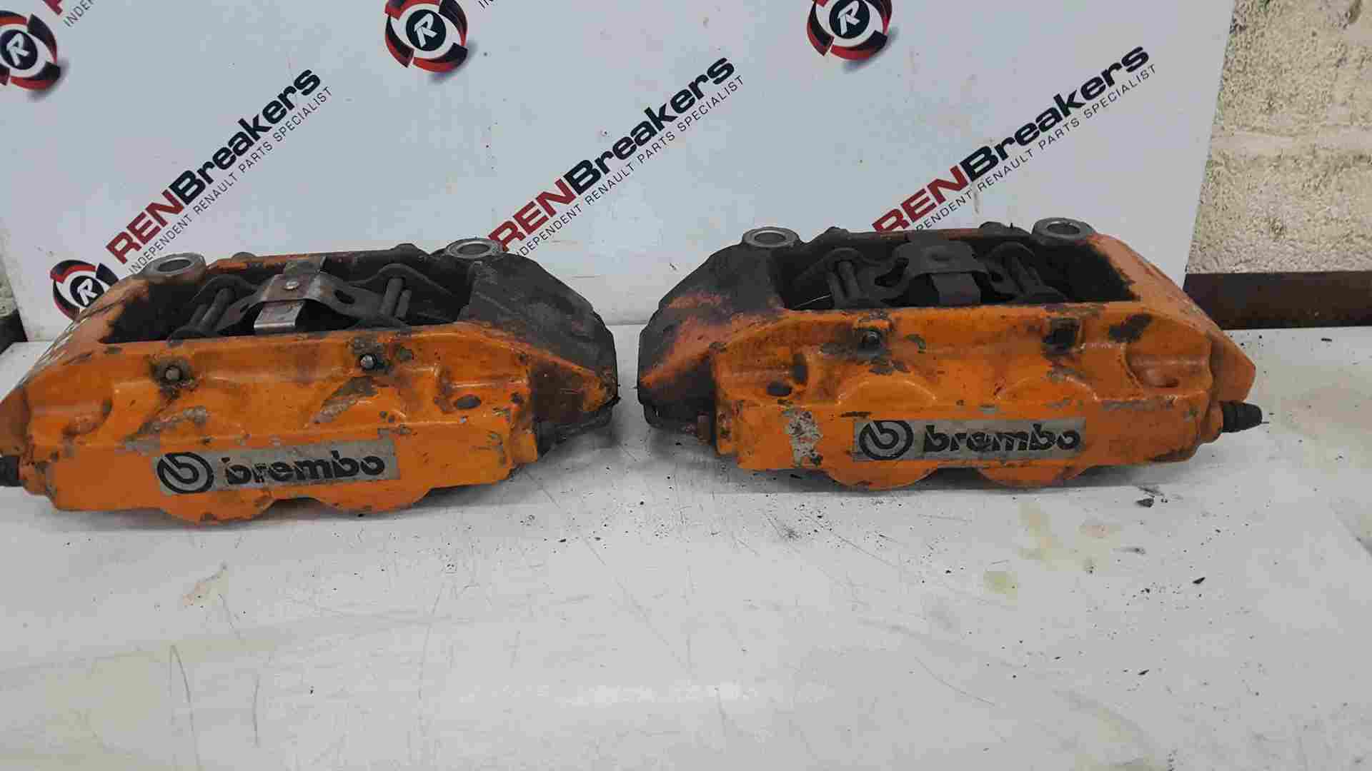 Thumb 3 Renault Megane Sport MK2 2002-2008 225 Front Brembo Brake Caliper Orange Pair