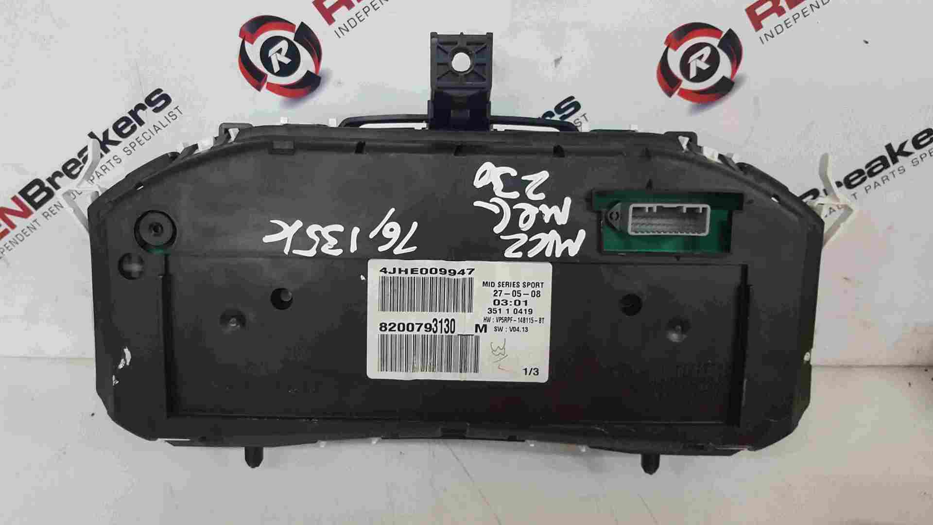 Thumb 2 Renault Megane Sport MK2 2002-2008 230 Instrument Panel Dials Clocks 76k