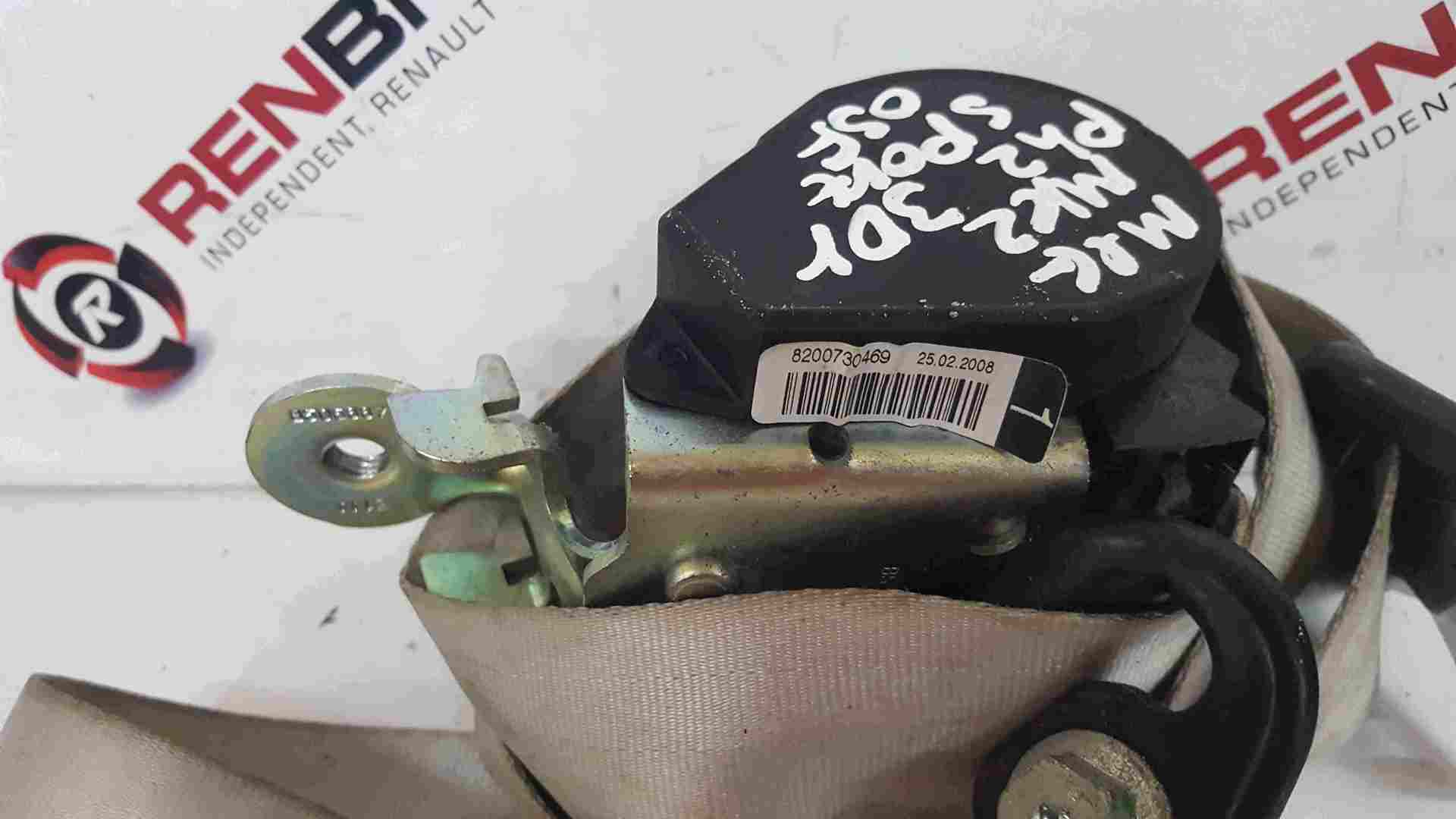Thumb 2 Renault Megane Sport MK2 2002-2008 Drivers OSF Front Seat Belt 3dr 8200730469