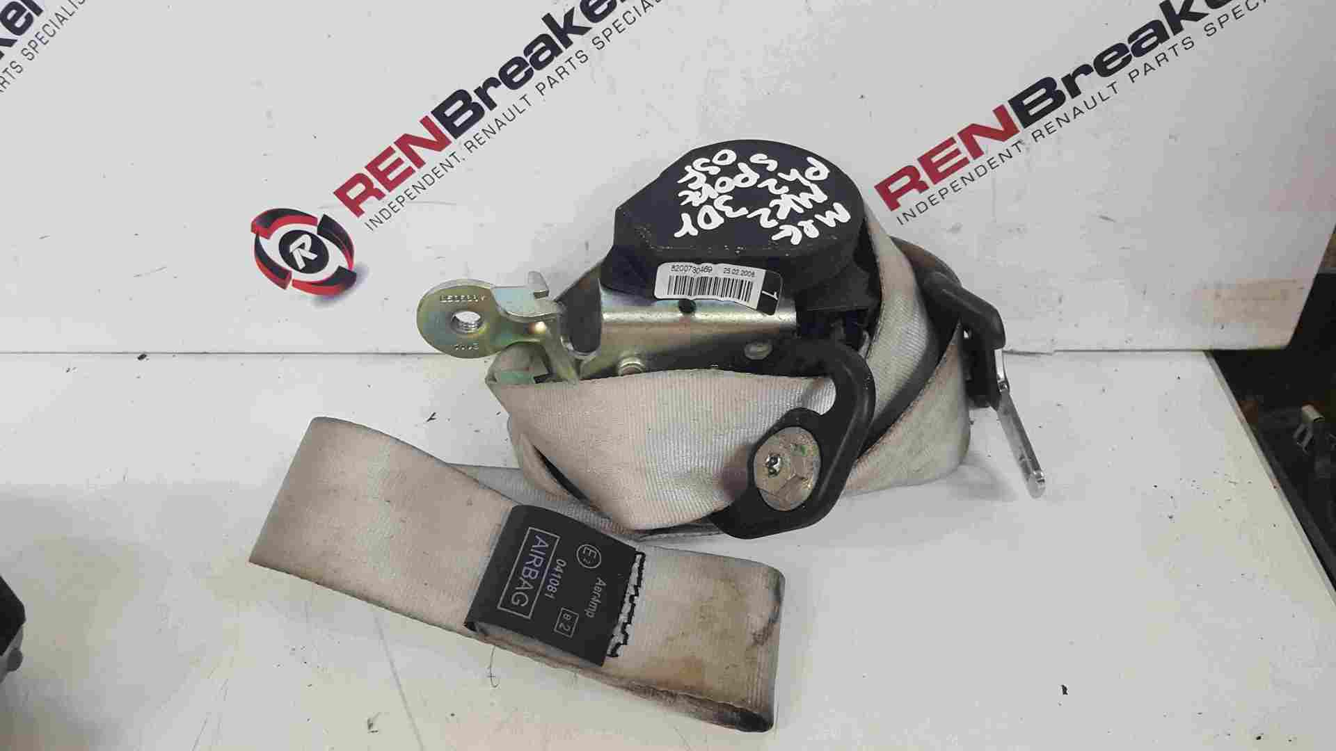 Renault Megane Sport MK2 2002-2008 Drivers OSF Front Seat Belt 3dr 8200730469