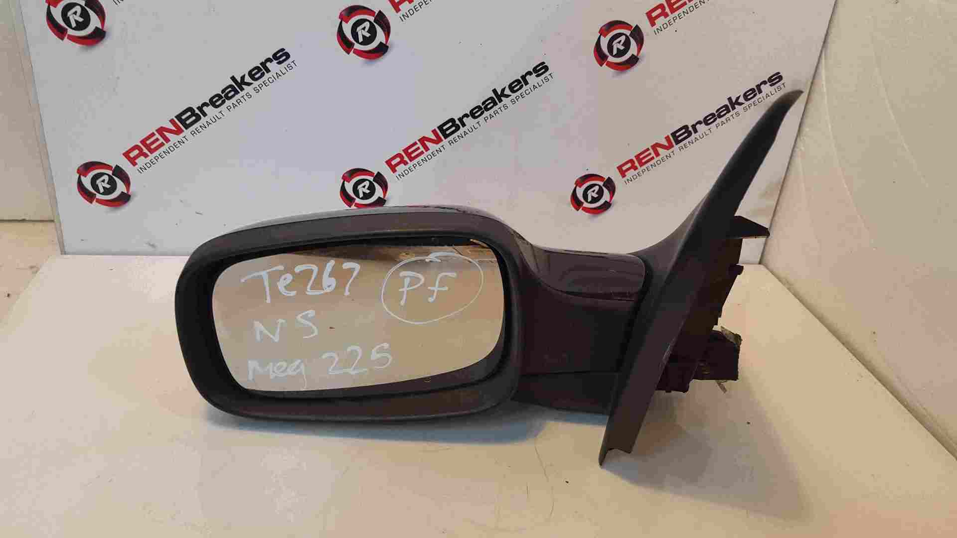 Thumb 2 Renault Megane Sport MK2 2002-2008 Passenger NS Wing Mirror Black Folding TE267