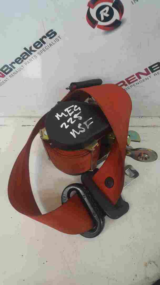 Thumb 2 Renault Megane Sport MK2 2002-2008 Passenger NSF Front Seat Belt Red 3dr