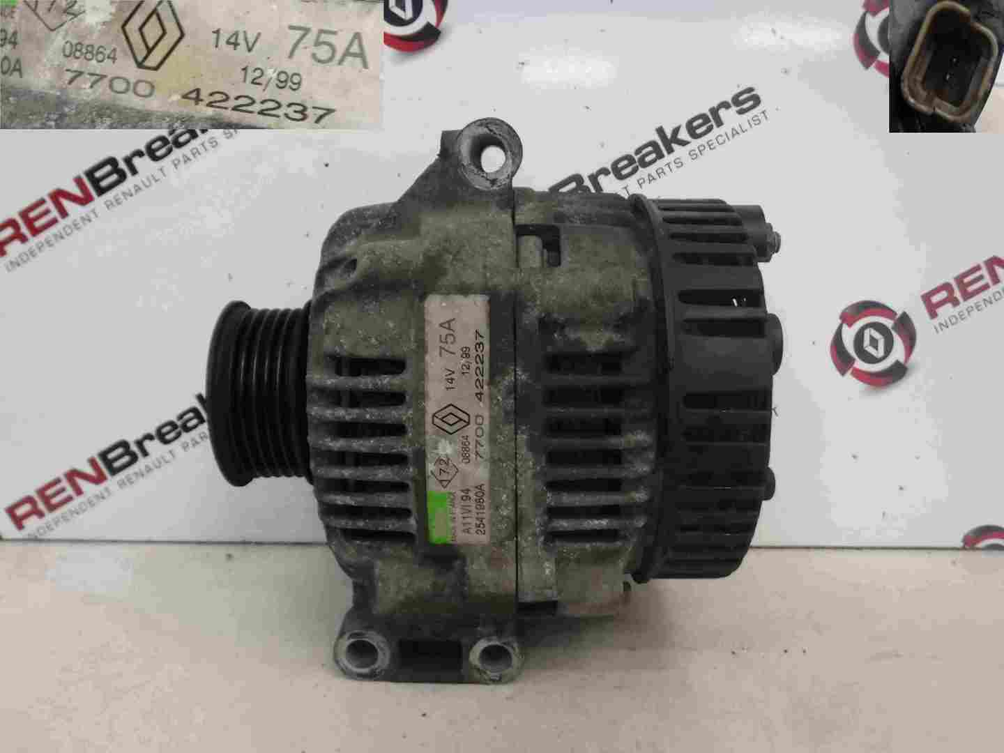 Renault Megane1999-2002 1.6 16v Alternator 7700422237