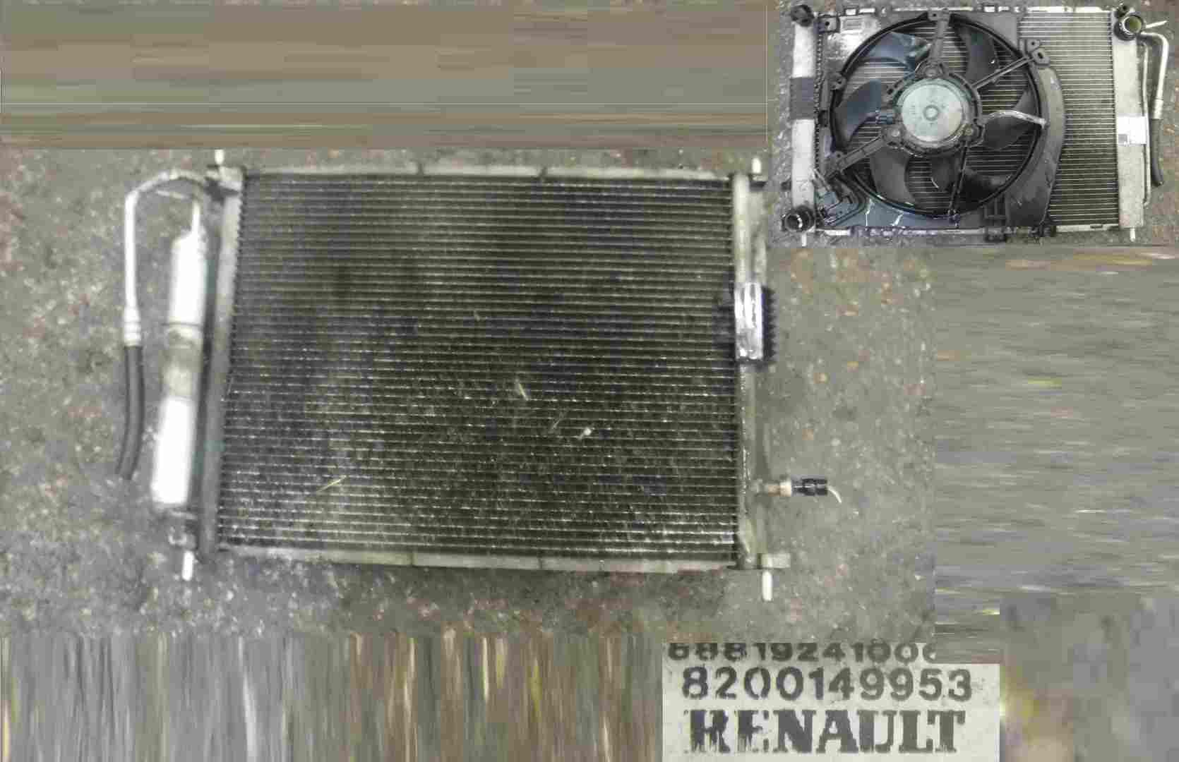 Renault Modus 2004-2008 1.2 16v Engine Radiator Cooling Fan Rad Pack 8200149953