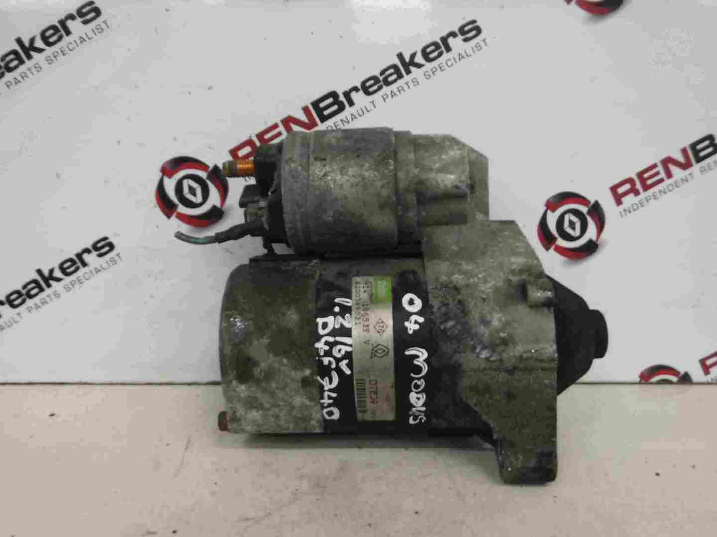 Renault Modus 2004-2008 1.2 16v Starter Motor Starting 8200369521