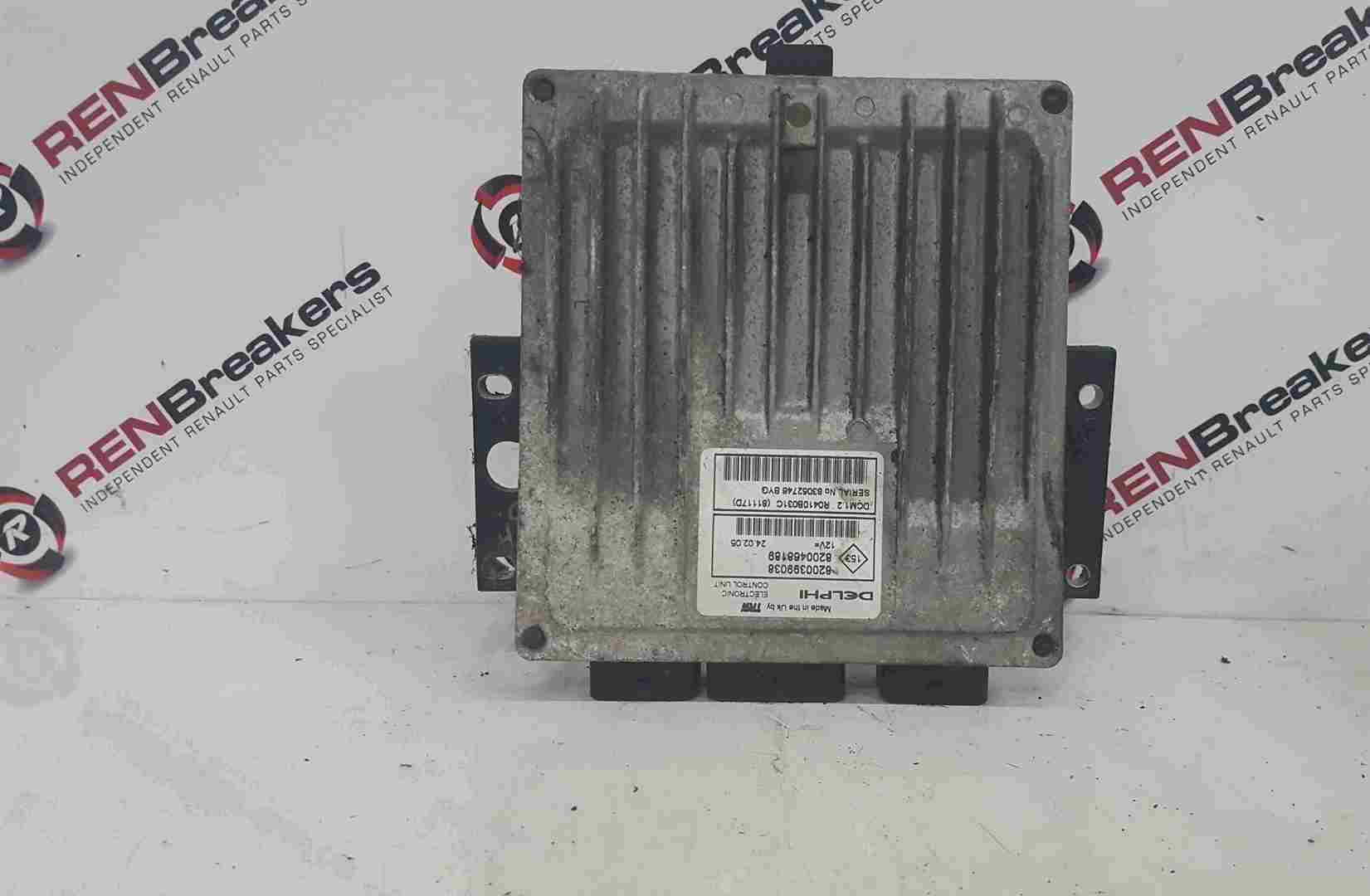 Renault Modus 2004-2008 1.5 DCi Engine Control Unit ECU 8200399038 8200468189