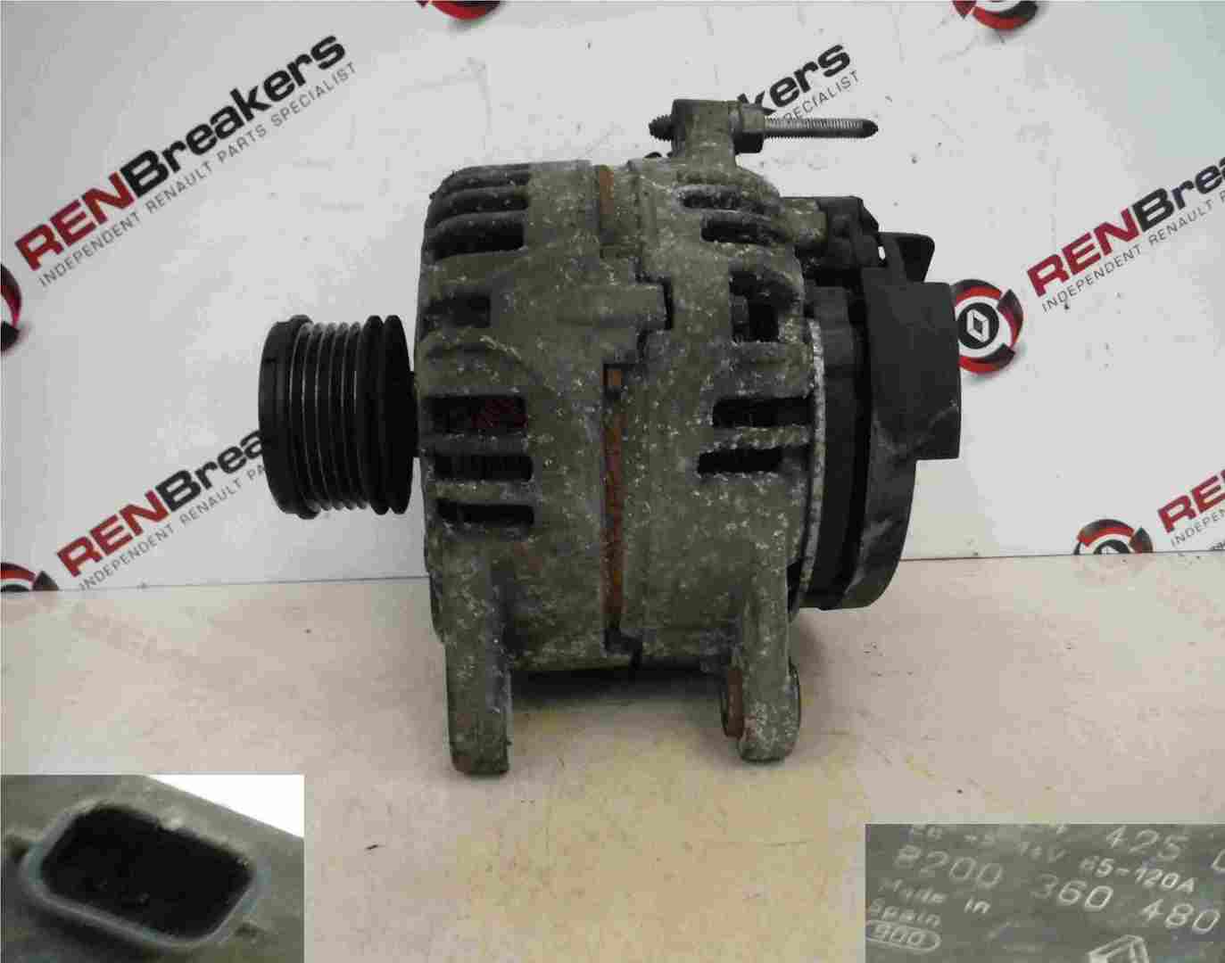 Renault Modus 2004-2008 1.5 dCi Alternator 8200360480